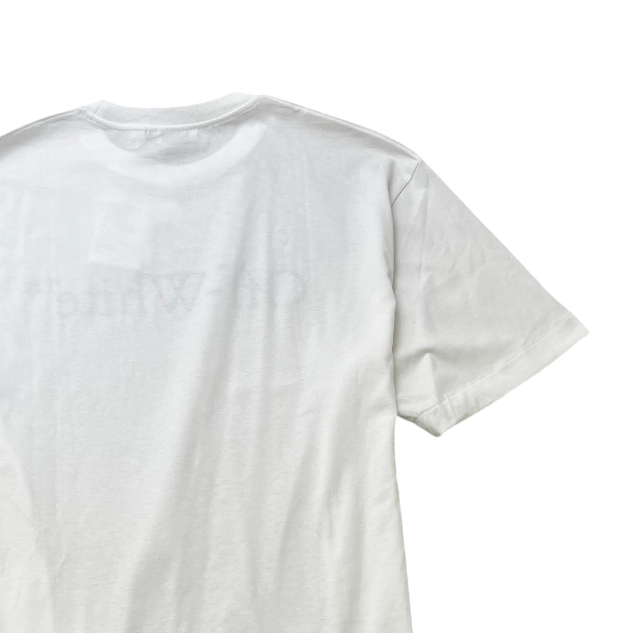 Men's Logo Print T-Shirt White Size L