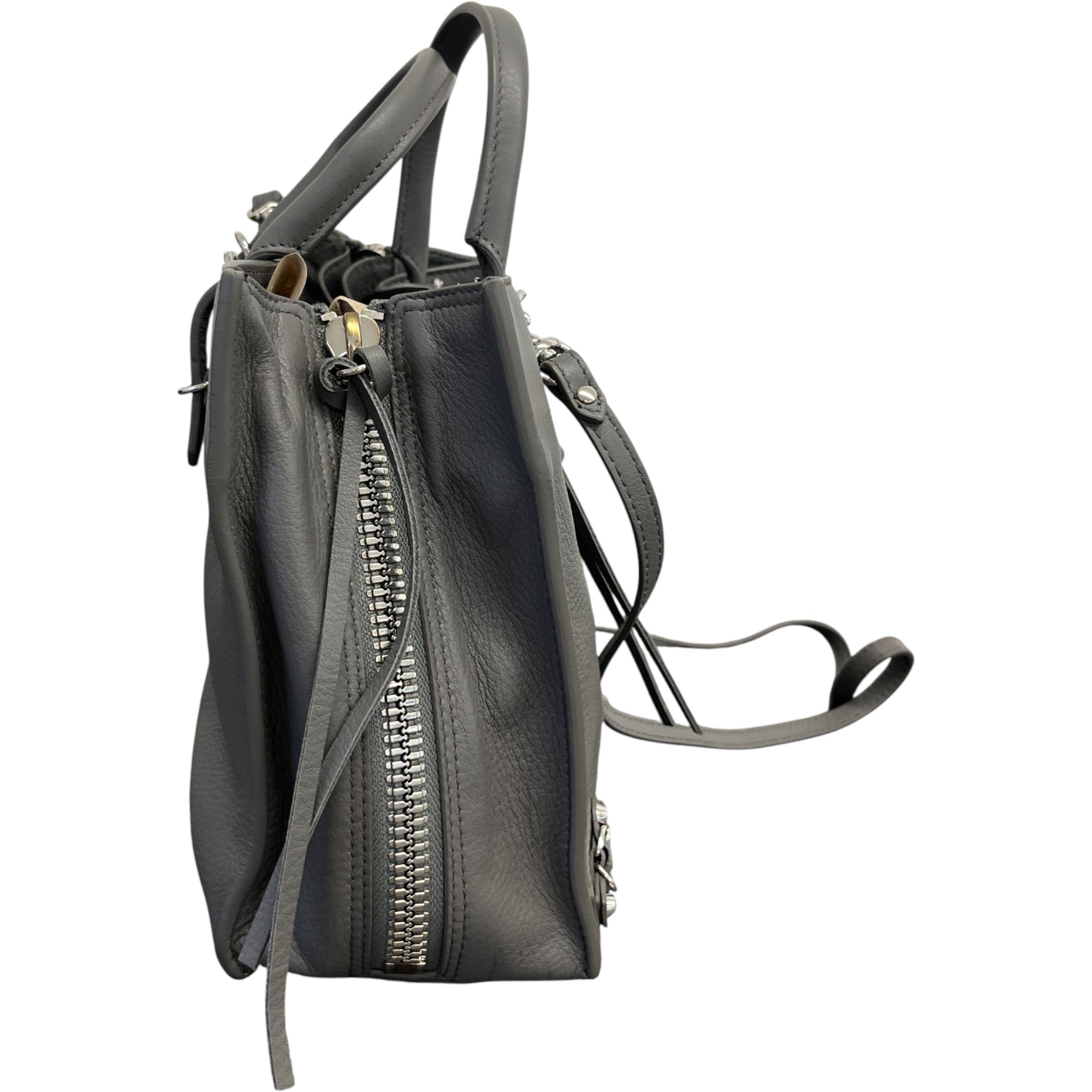 Women's Motocross Papier A4 Handbag Grey