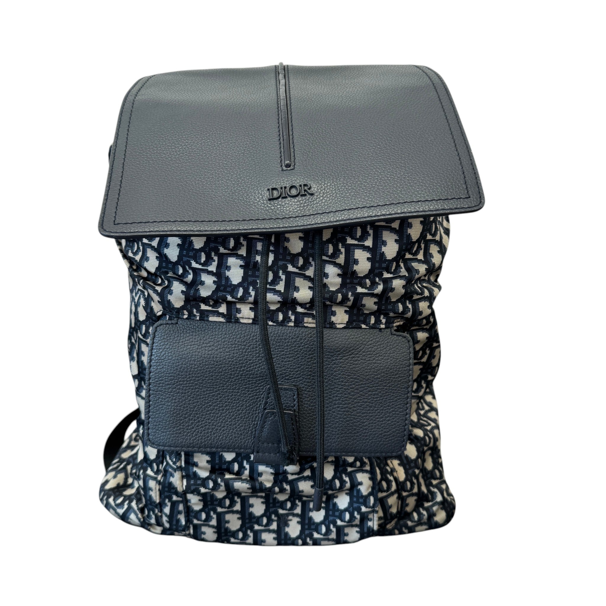 Men's Oblique Nylon Motion Backpack Navy