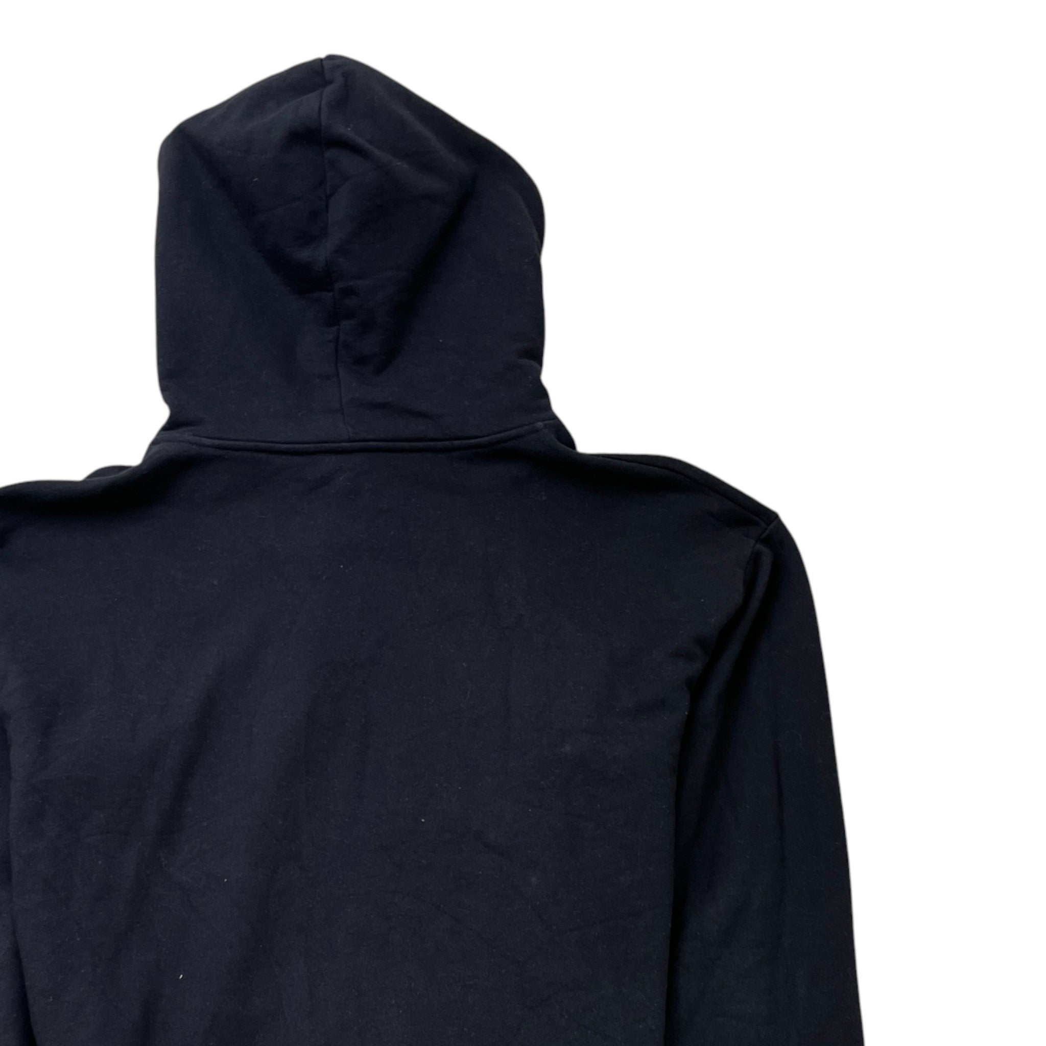 Men's Logo Print Hoodie Black Size S
