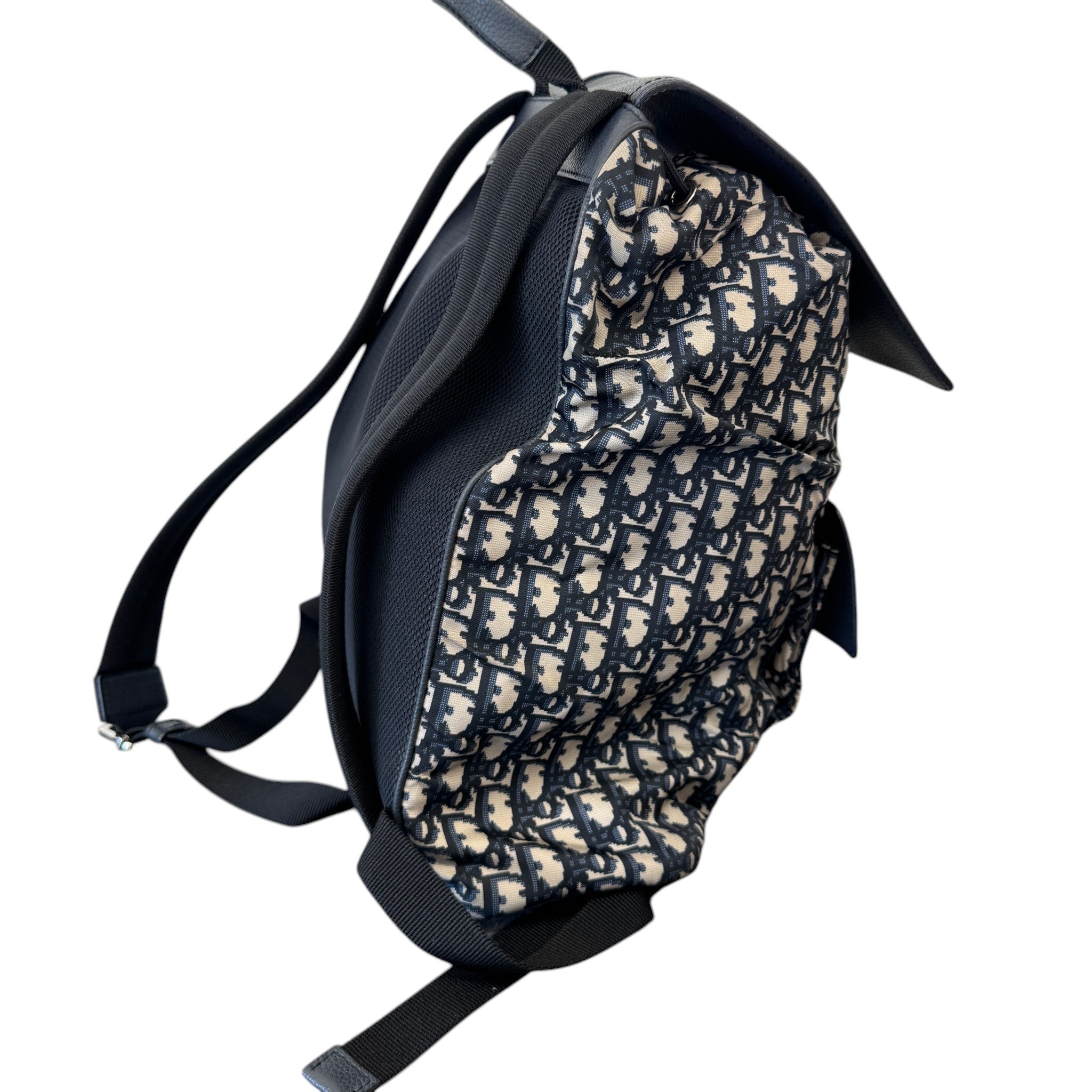 Men's Oblique Nylon Motion Backpack Navy