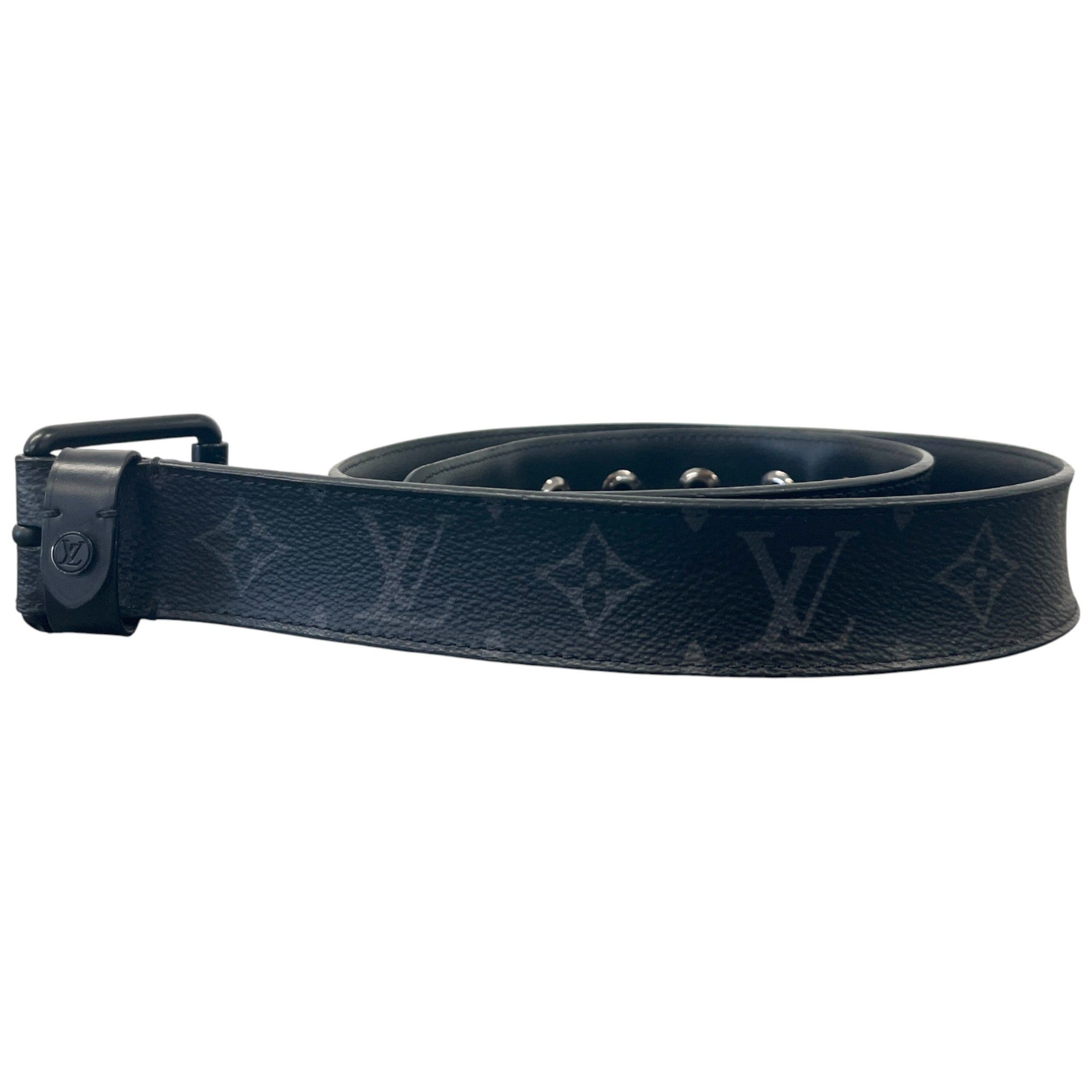 Men's Monogram Eclipse Belt Black Size Waist 30"