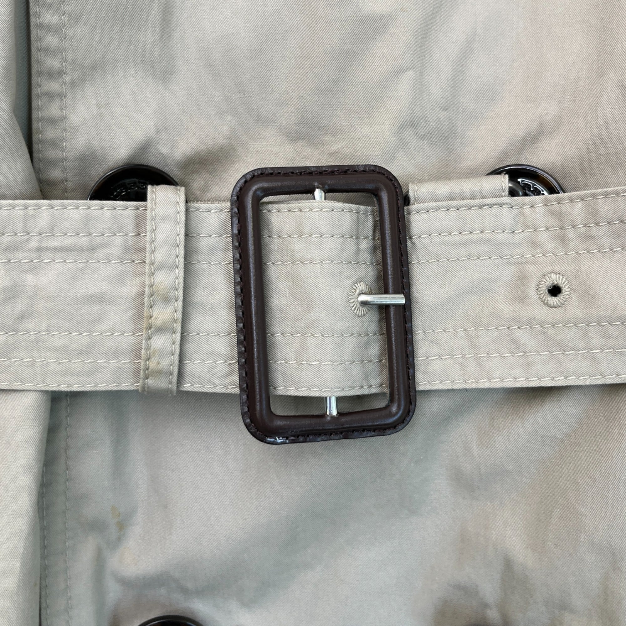 Men's Trench Jacket Beige Size M