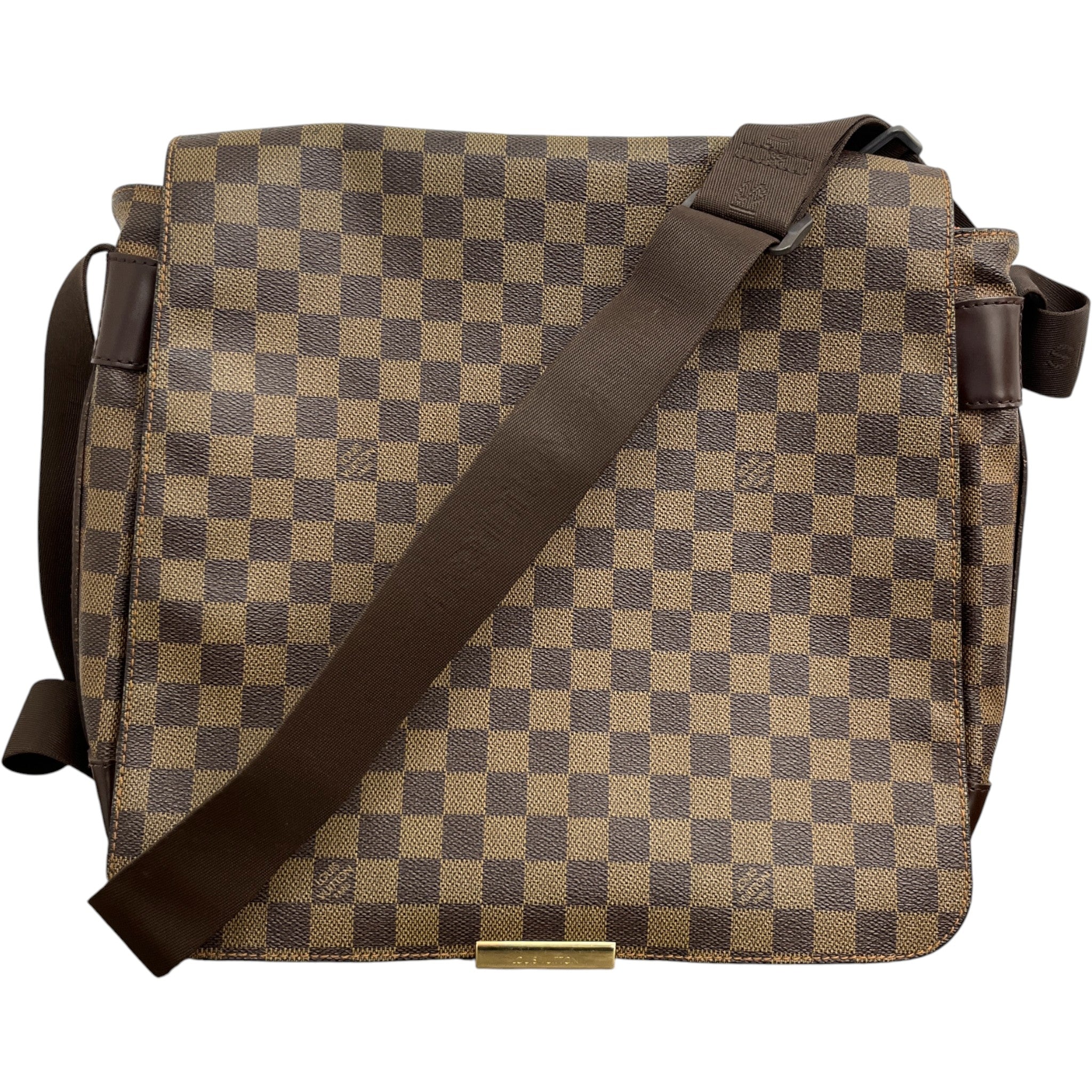 Men's Damier Ebene Bastille Bag Brown