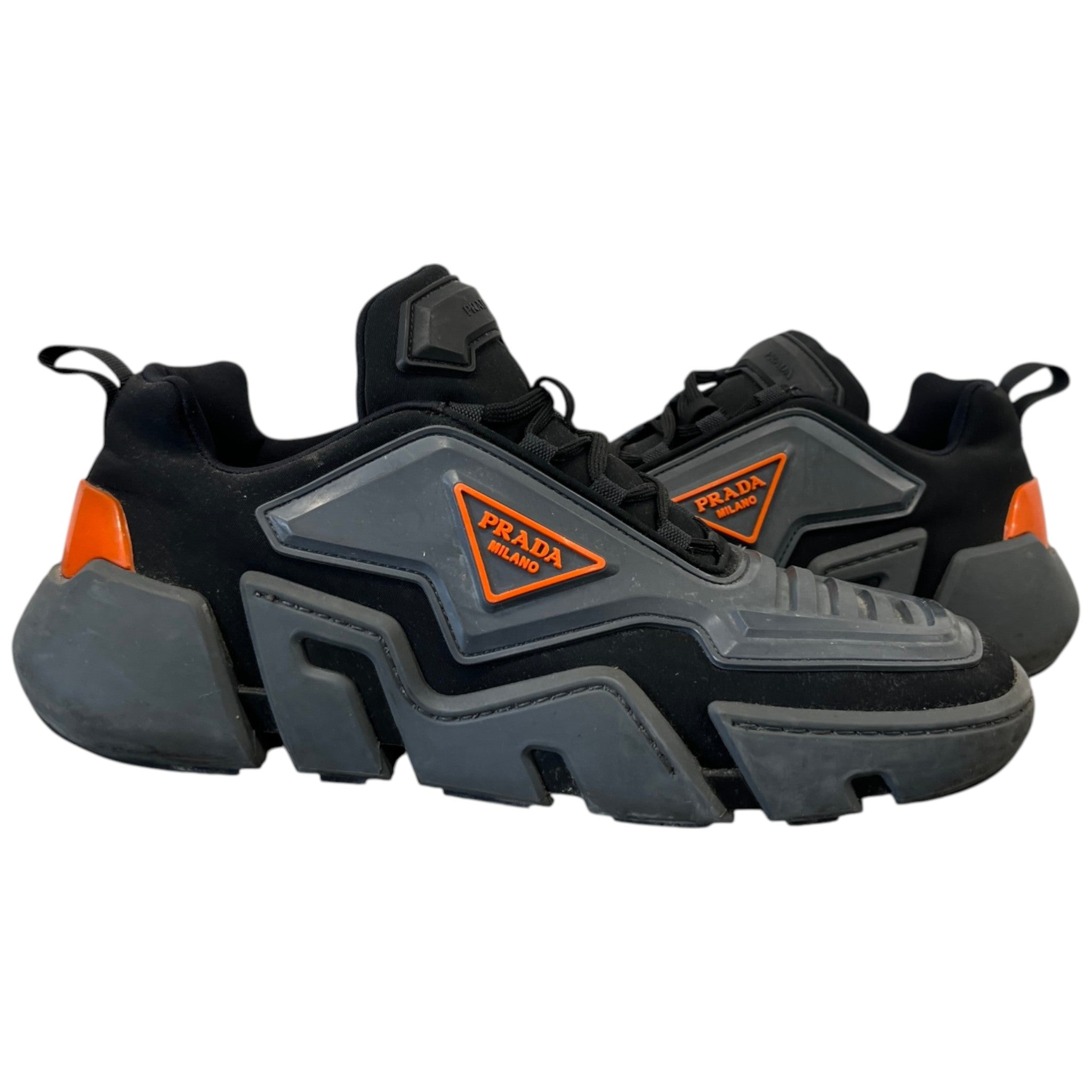 Men's Techno Stretch Low Trainers Black Size EU 43.5 / UK 9.5