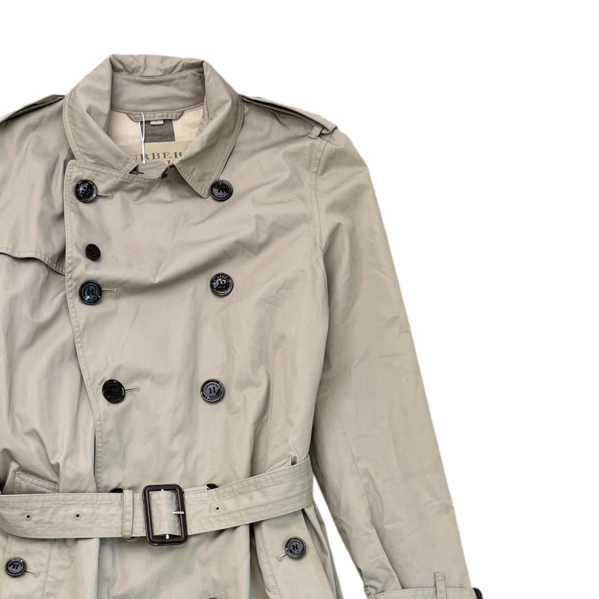 Men's Trench Jacket Beige Size M