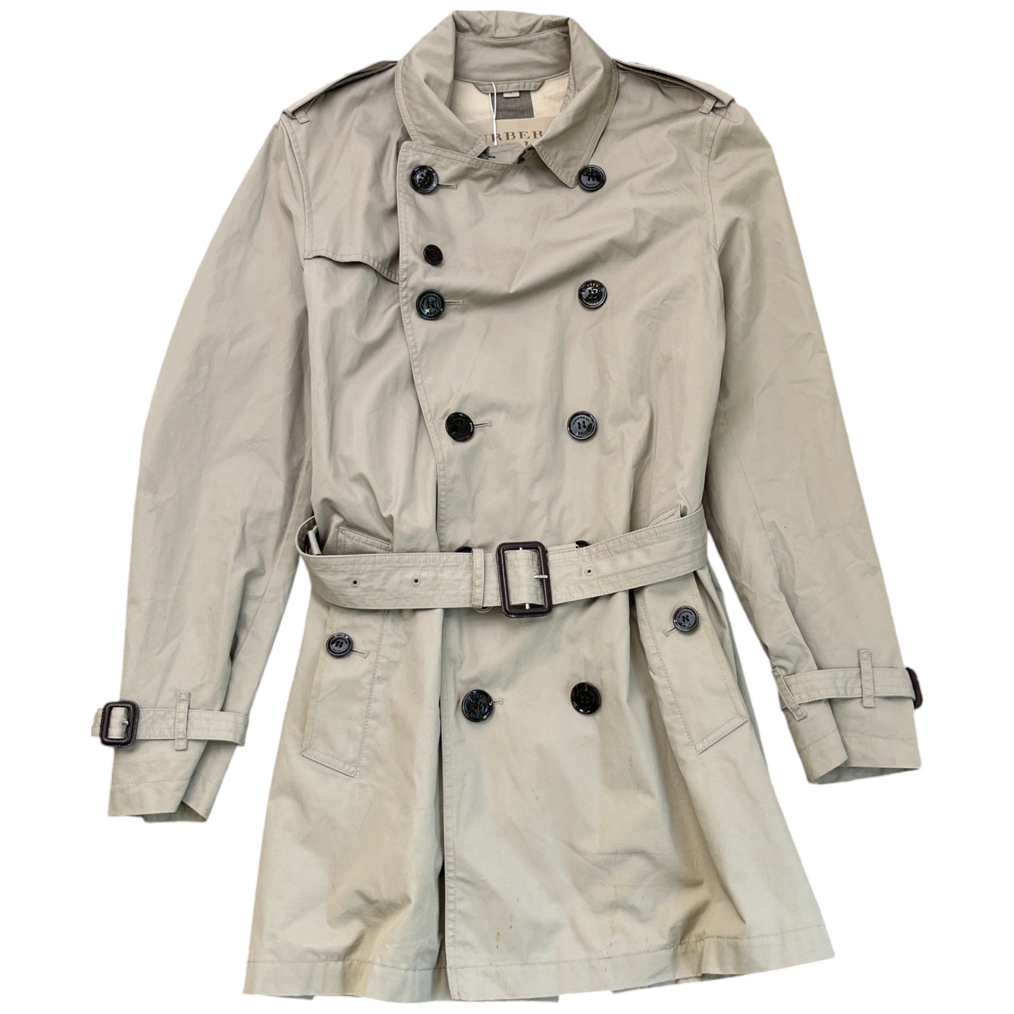 Men's Trench Jacket Beige Size M