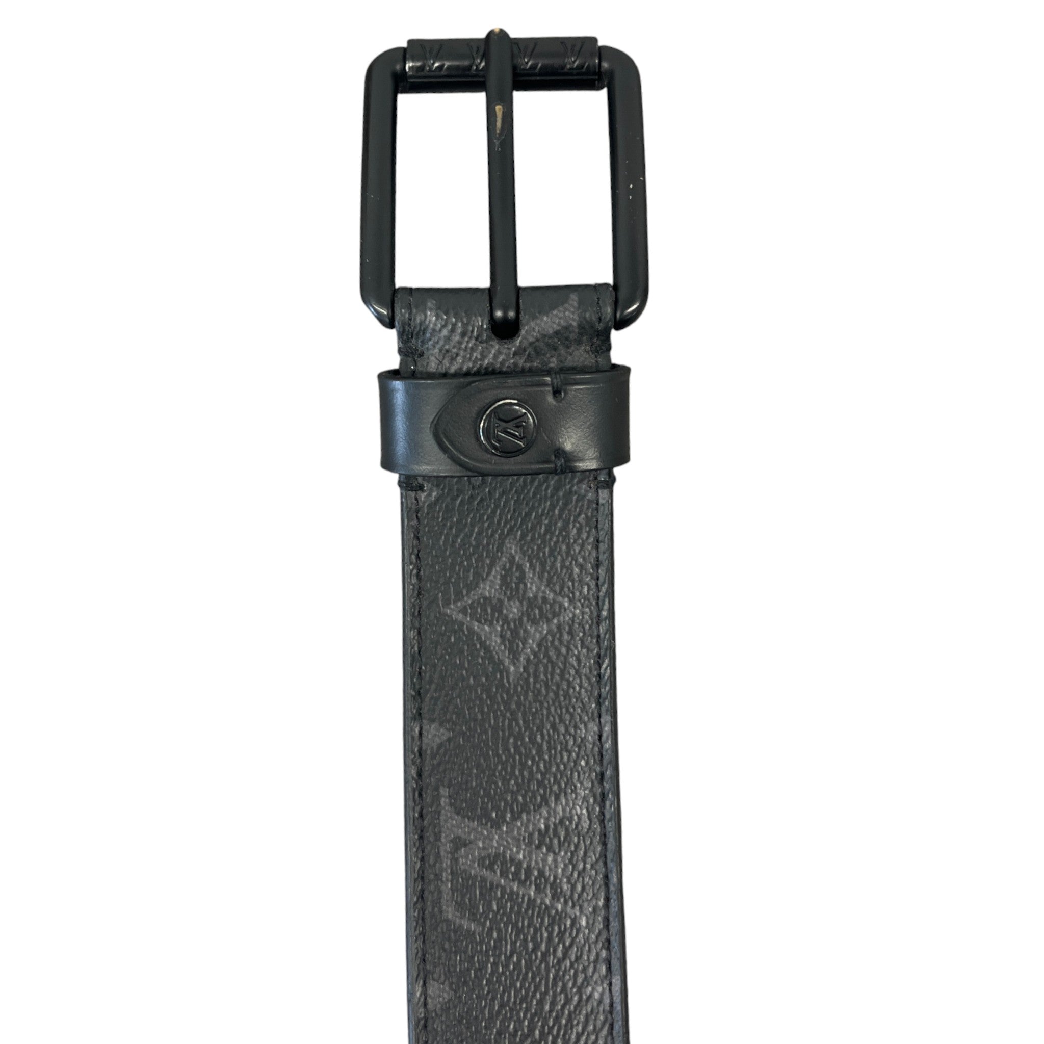 Men's Monogram Eclipse Belt Black Size Waist 30"