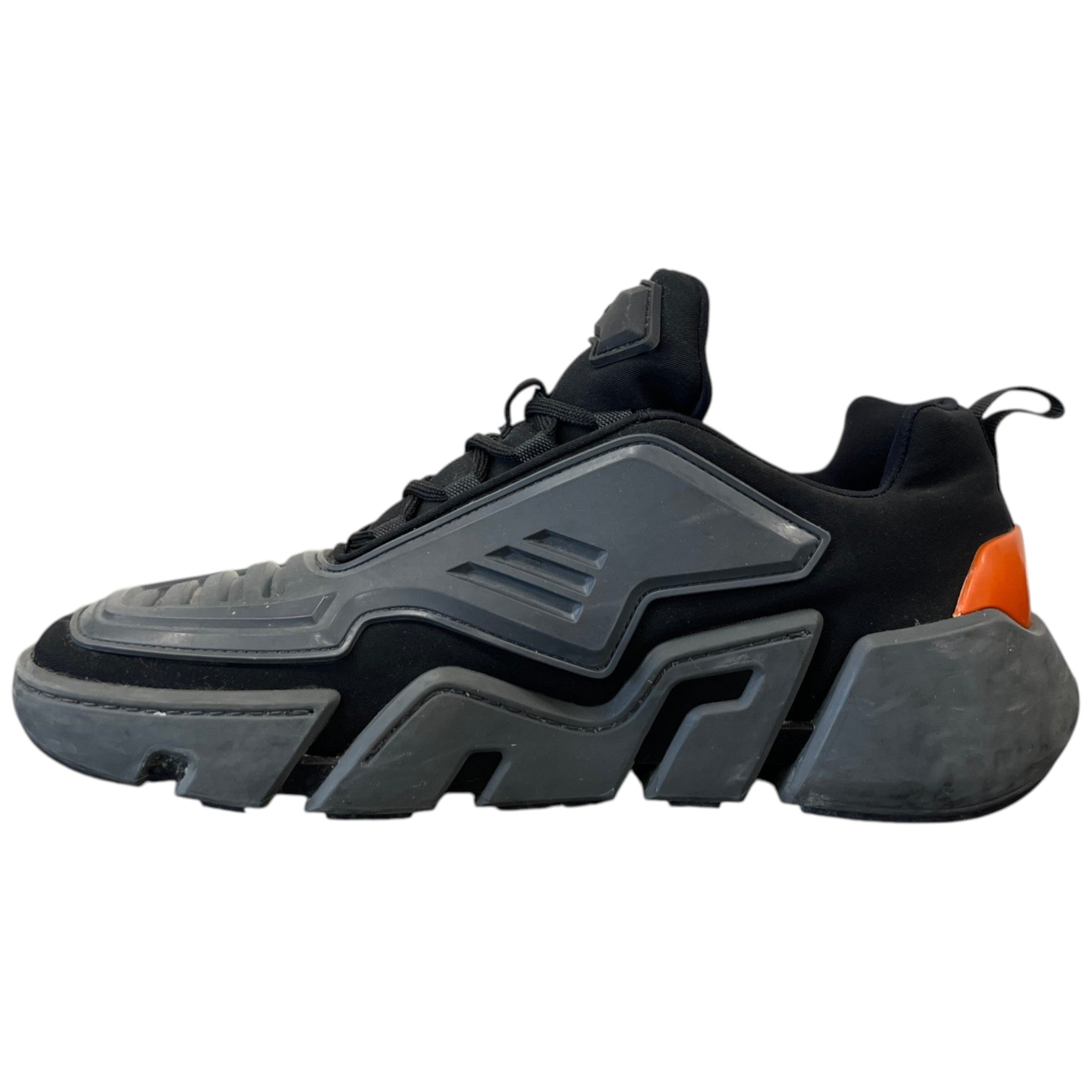 Men's Techno Stretch Low Trainers Black Size EU 43.5 / UK 9.5