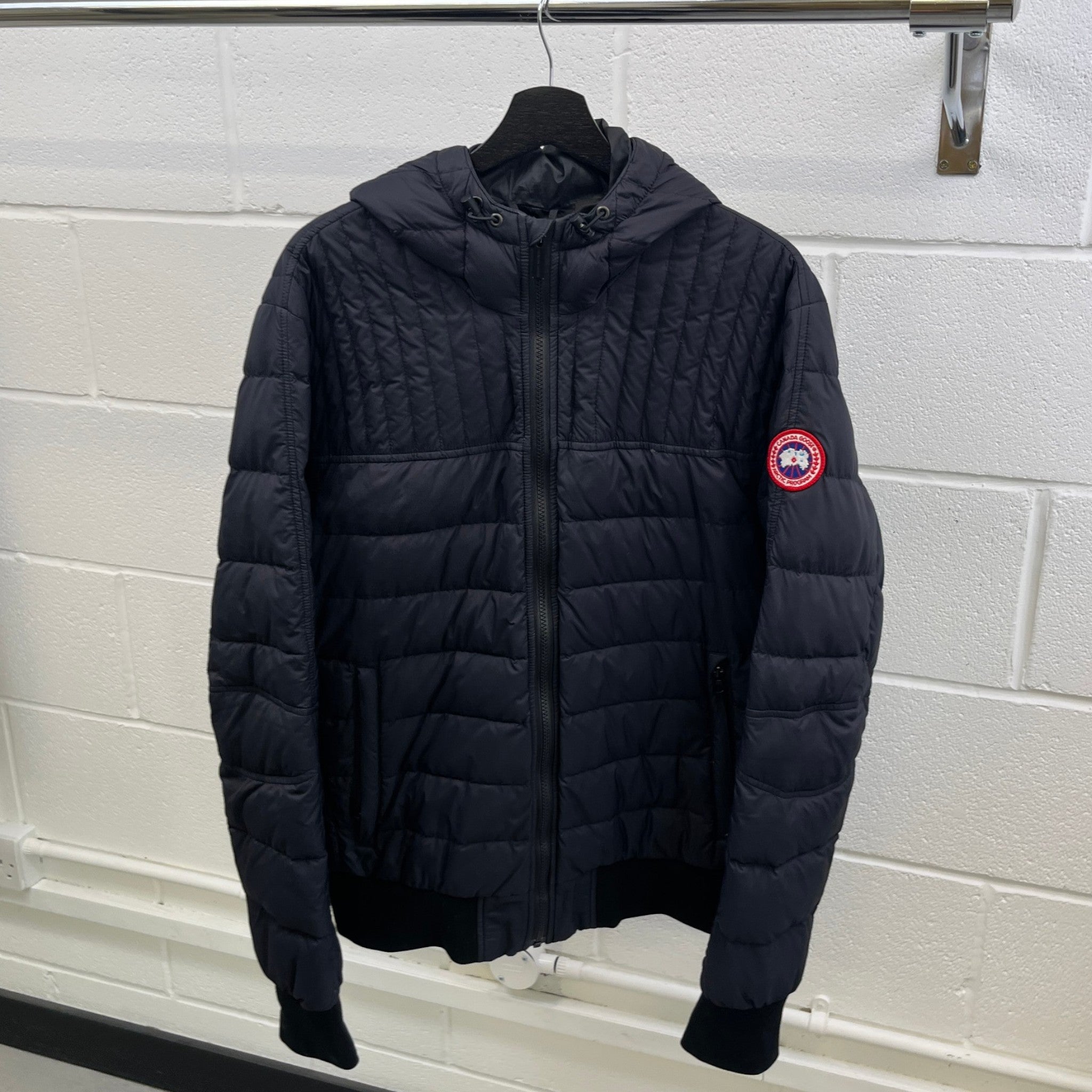Men's Cabri Hoody Down Jacket Black Size XL