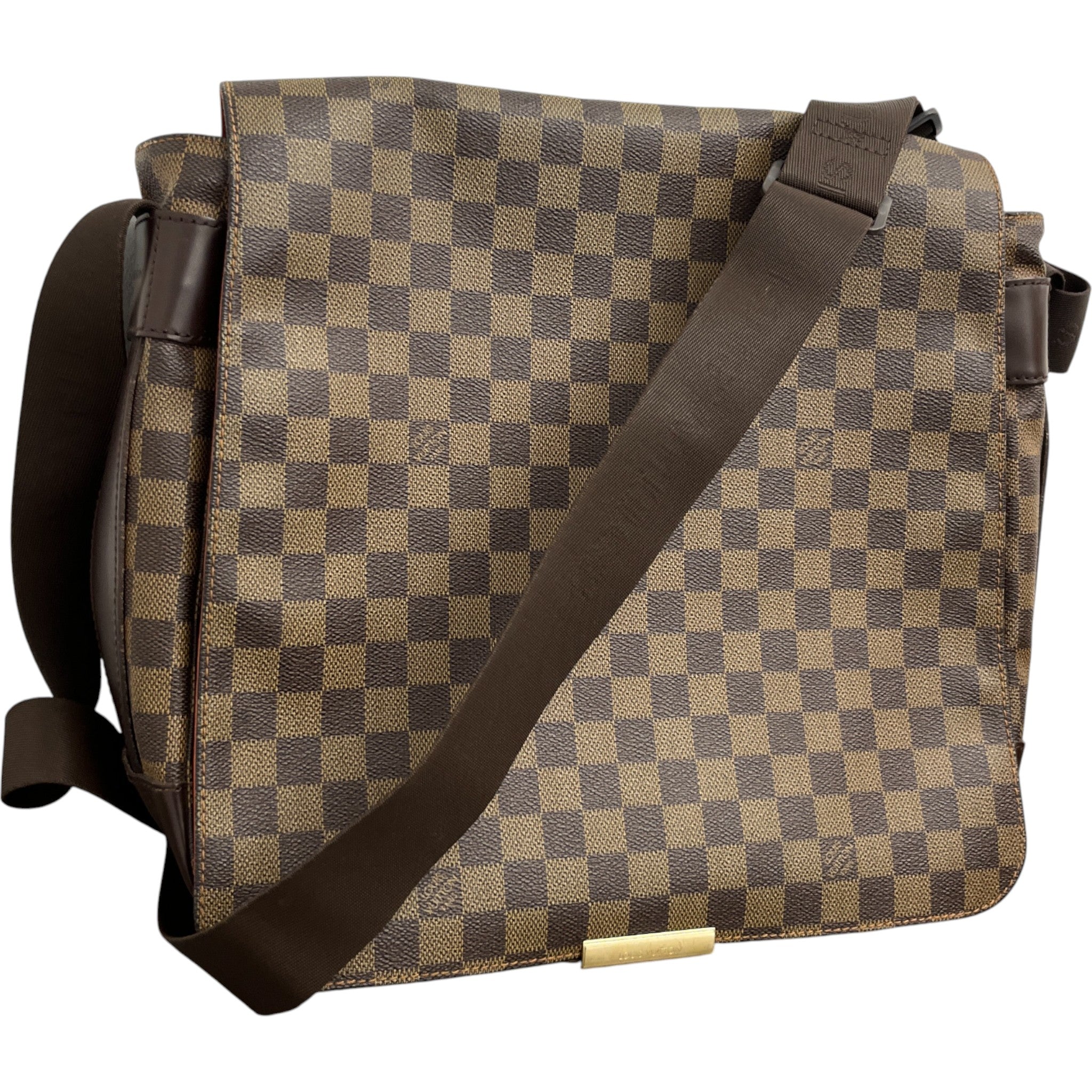 Men's Damier Ebene Bastille Bag Brown