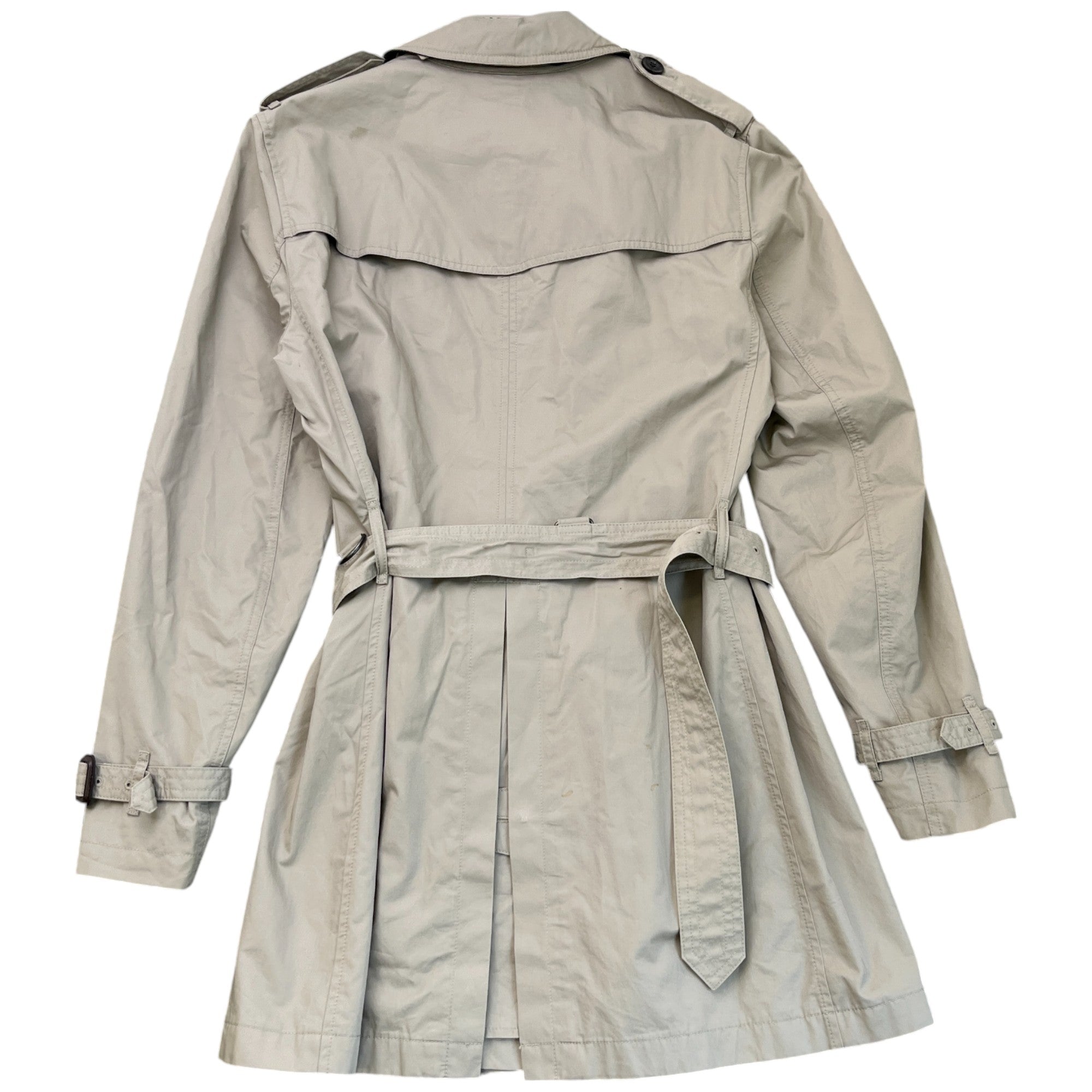 Men's Trench Jacket Beige Size M