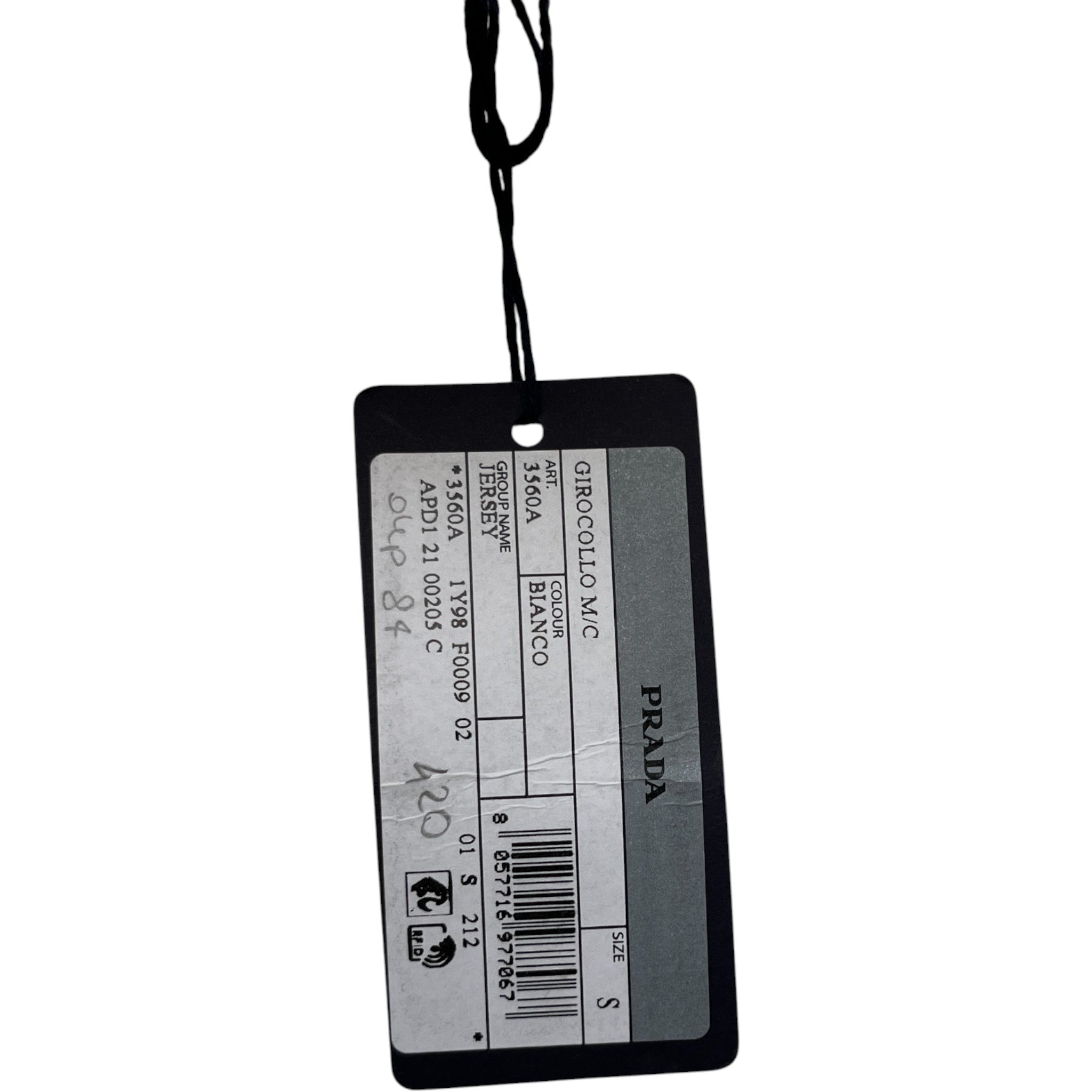 Women's Triangle Logo T-Shirt White Size S