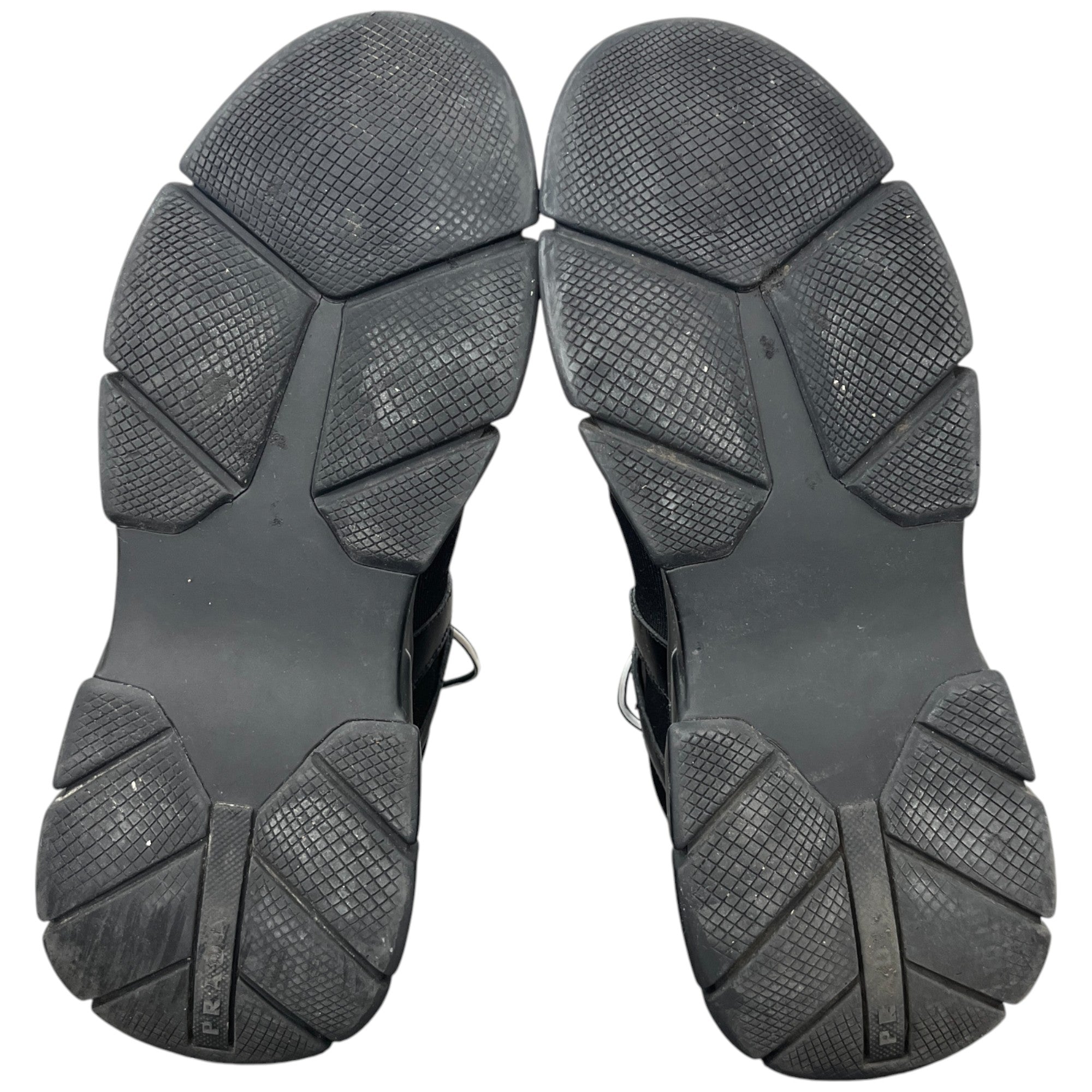 Men's Knit Logo Low Trainers Black Size EU 41 / UK 7