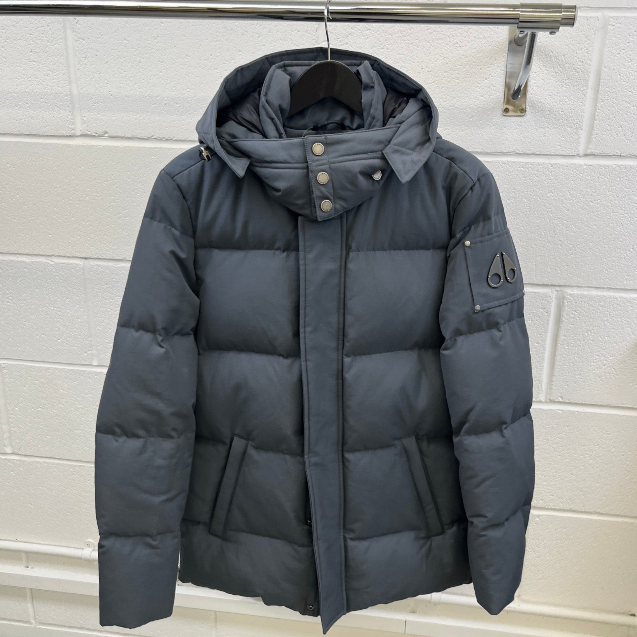 Men's 3Q Down Jacket Grey Size M