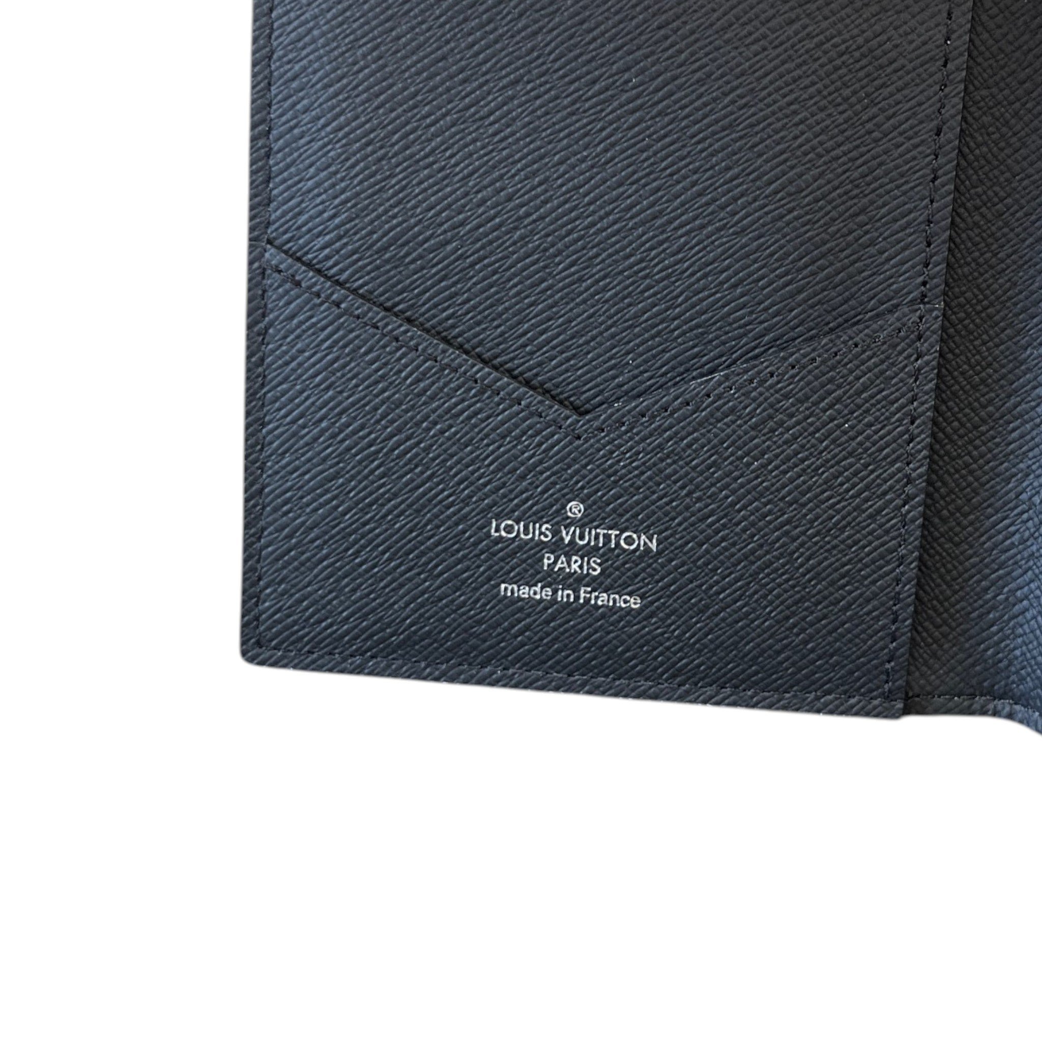 Men's Monogram Eclipse Passport Cover Wallet Black