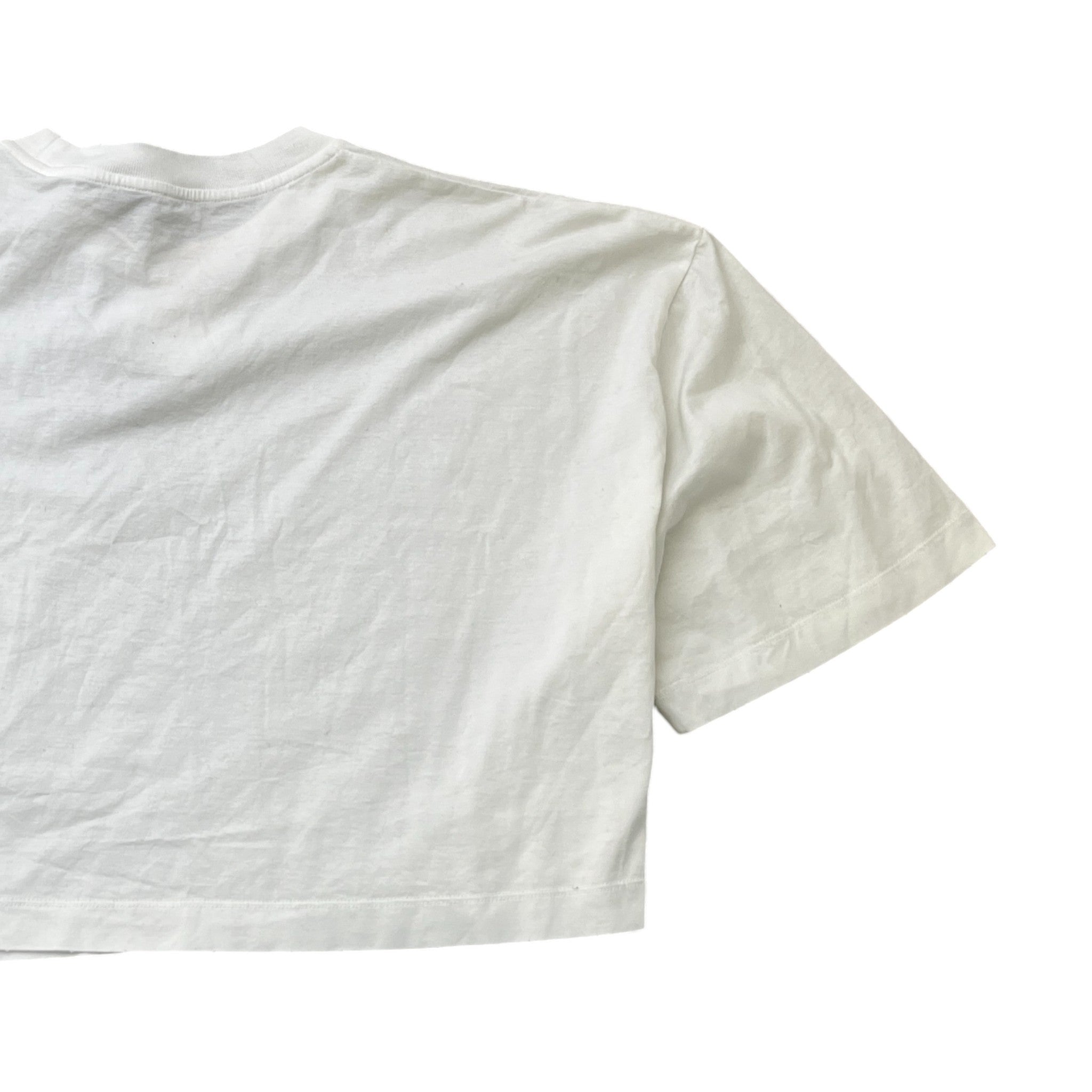 Women's Triangle Logo T-Shirt White Size S