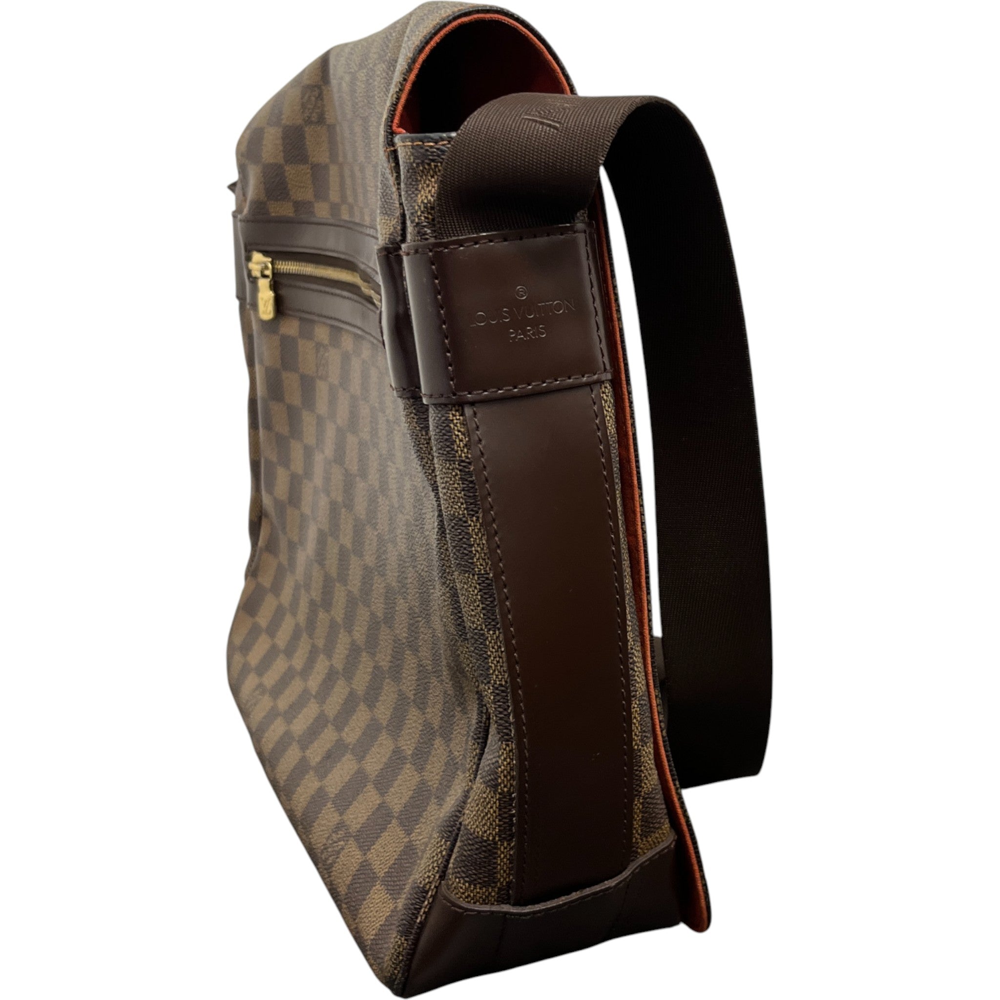 Men's Damier Ebene Bastille Bag Brown