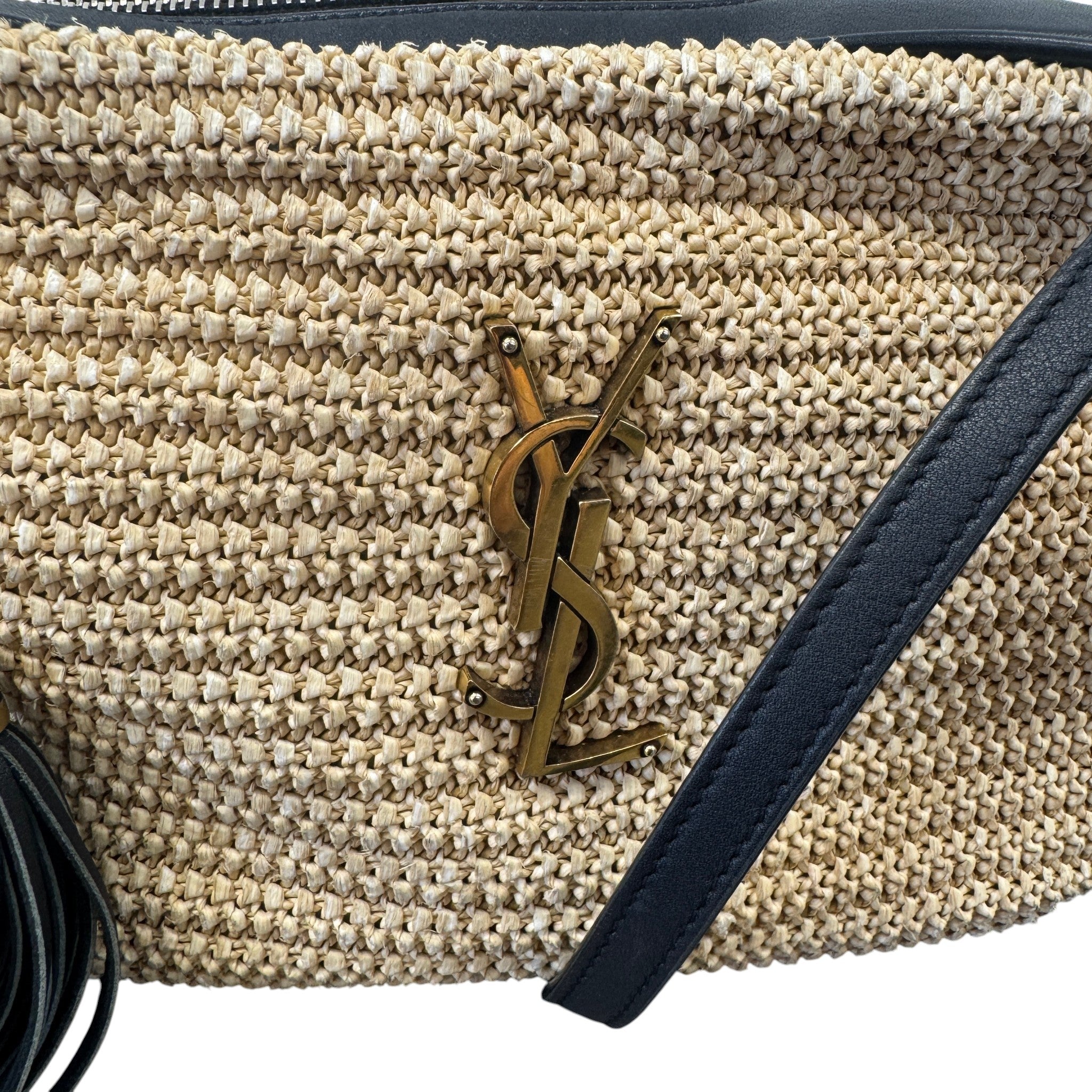 Women's Lou Raffia Camera Bag Beige