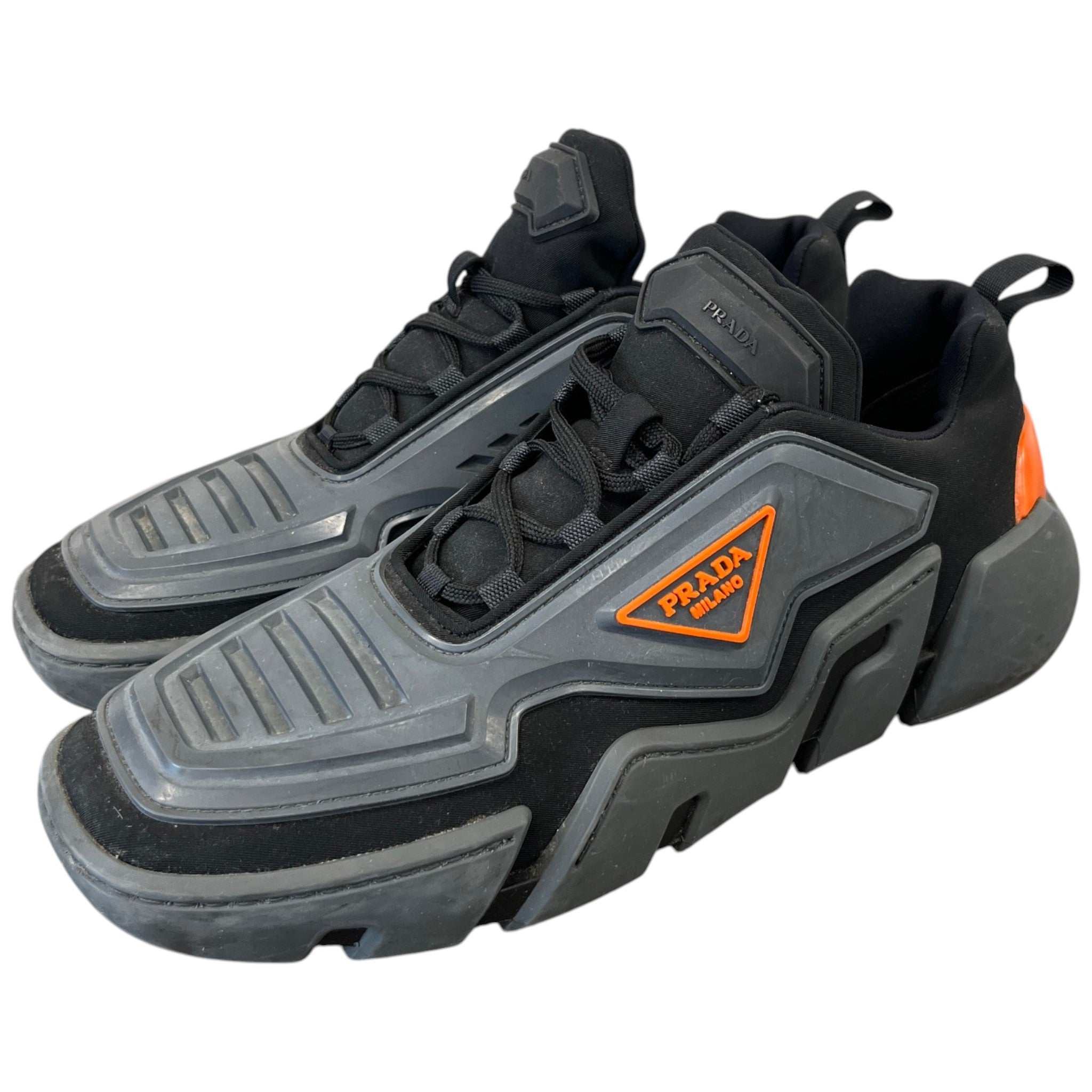 Men's Techno Stretch Low Trainers Black Size EU 43.5 / UK 9.5