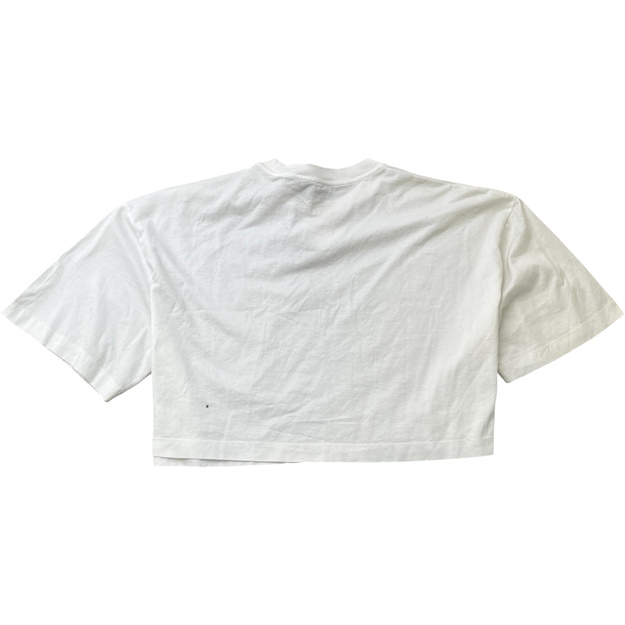 Women's Triangle Logo T-Shirt White Size S