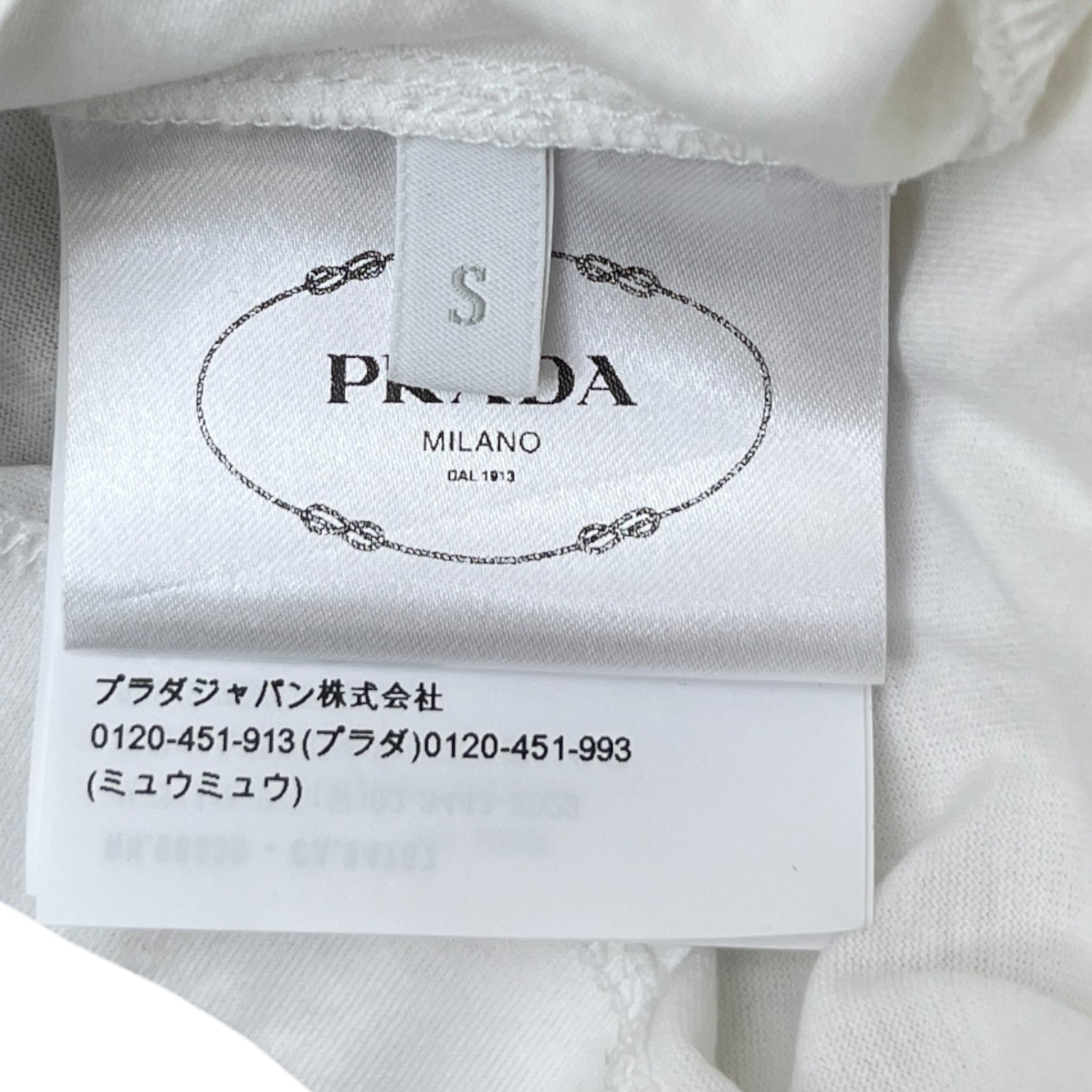 Women's Triangle Logo T-Shirt White Size S