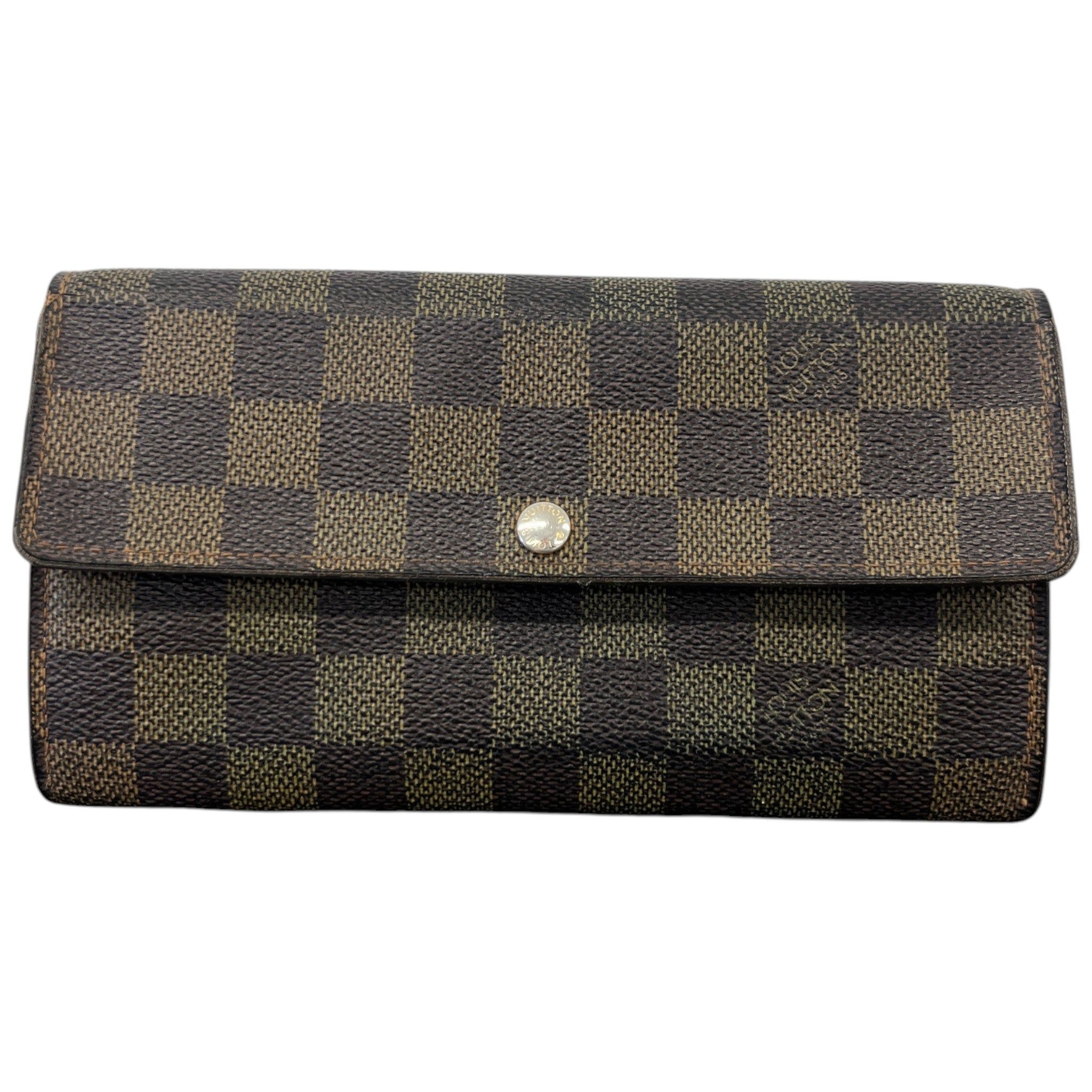 Women's Damier Ebene Sarah Wallet Brown
