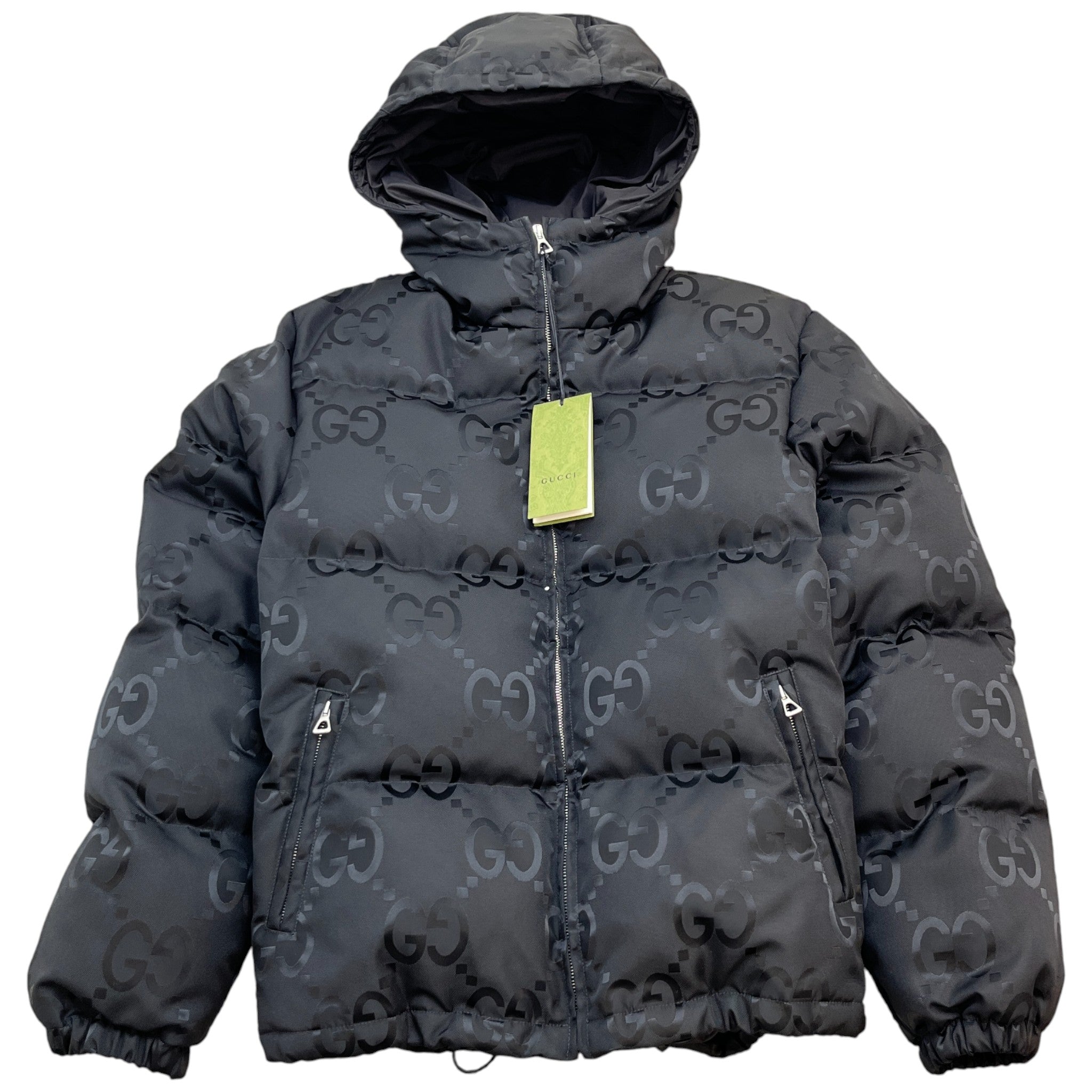 Men's Gg Jumbo Down Jacket Black Size IT 44 / XS