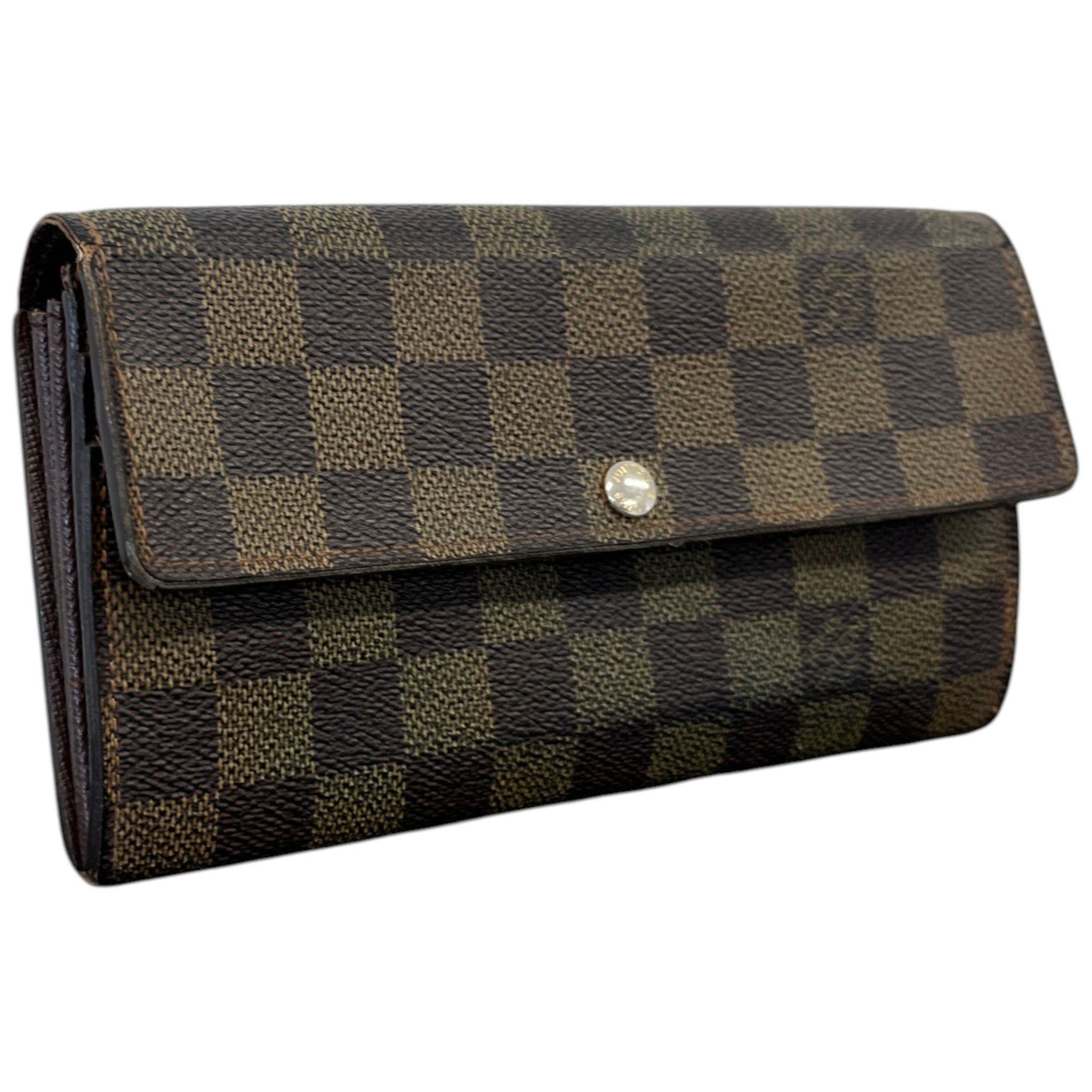 Women's Damier Ebene Sarah Wallet Brown