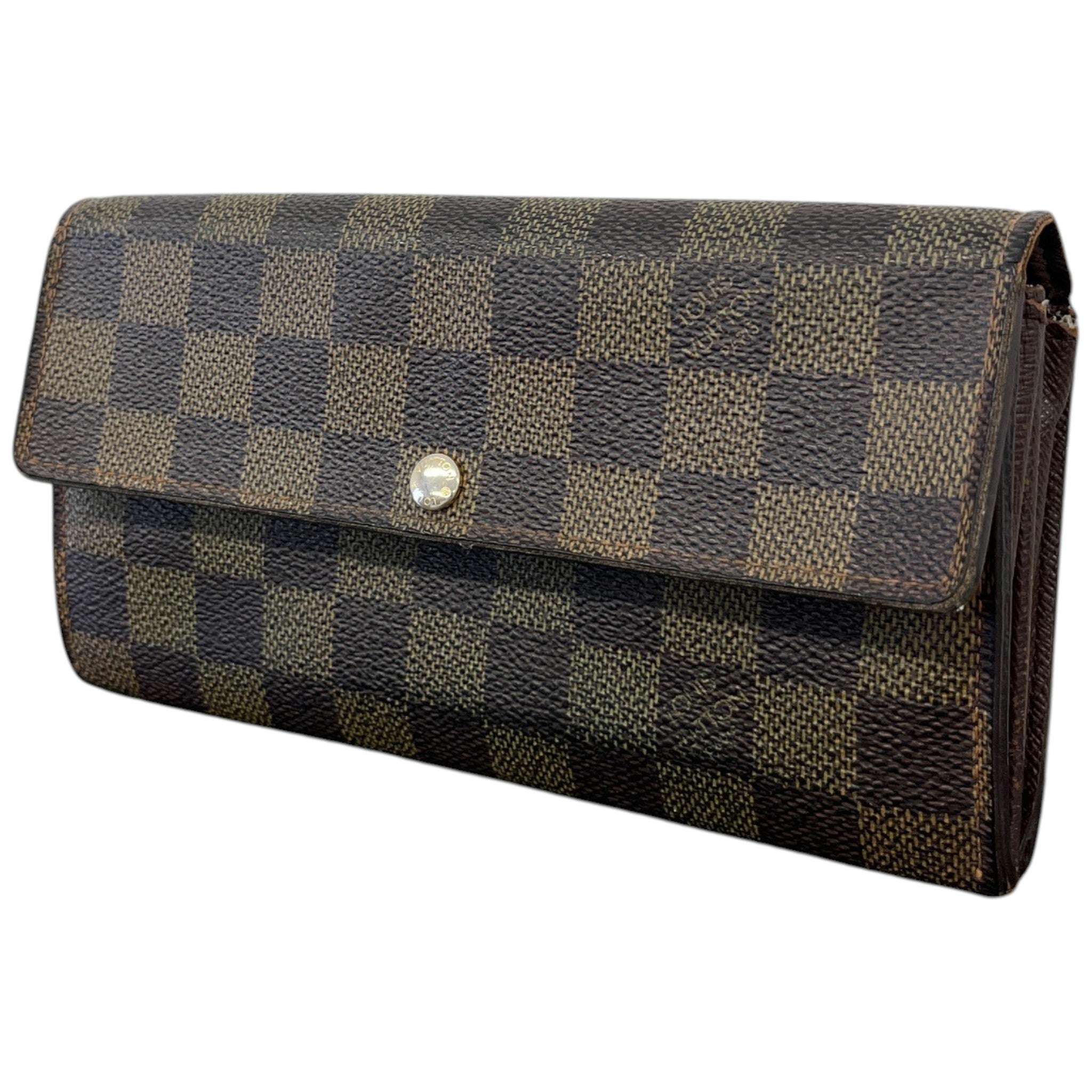 Women's Damier Ebene Sarah Wallet Brown
