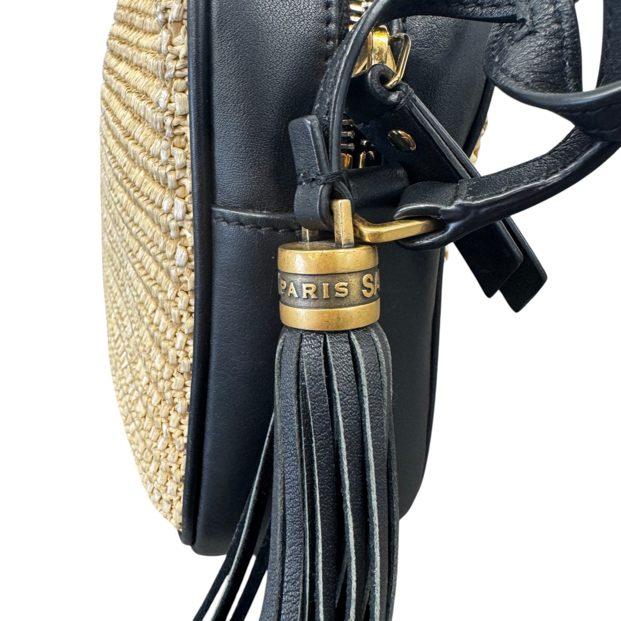 Women's Lou Raffia Camera Bag Beige