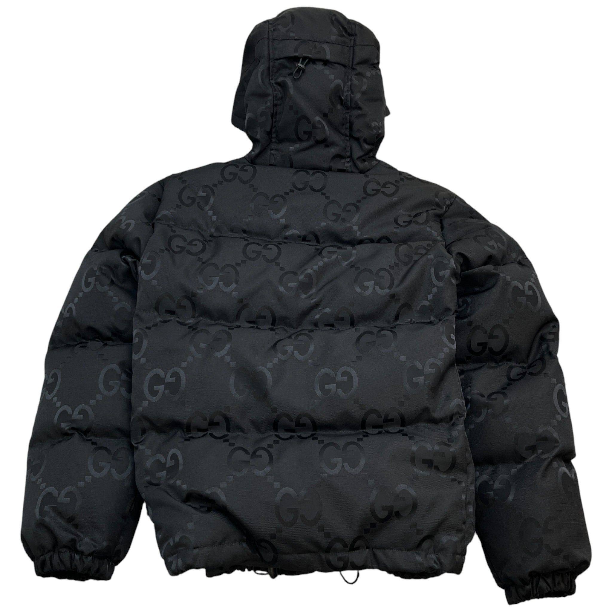 Men's Gg Jumbo Down Jacket Black Size IT 44 / XS