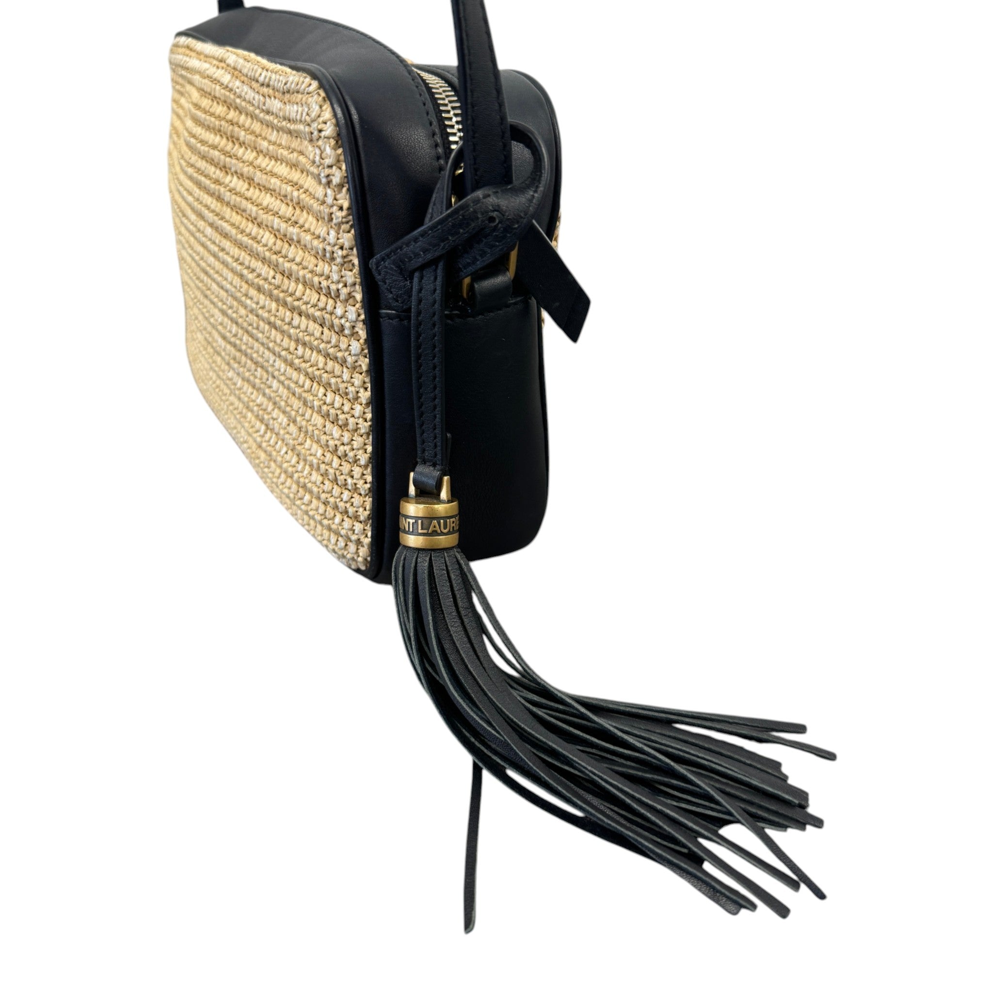 Women's Lou Raffia Camera Bag Beige