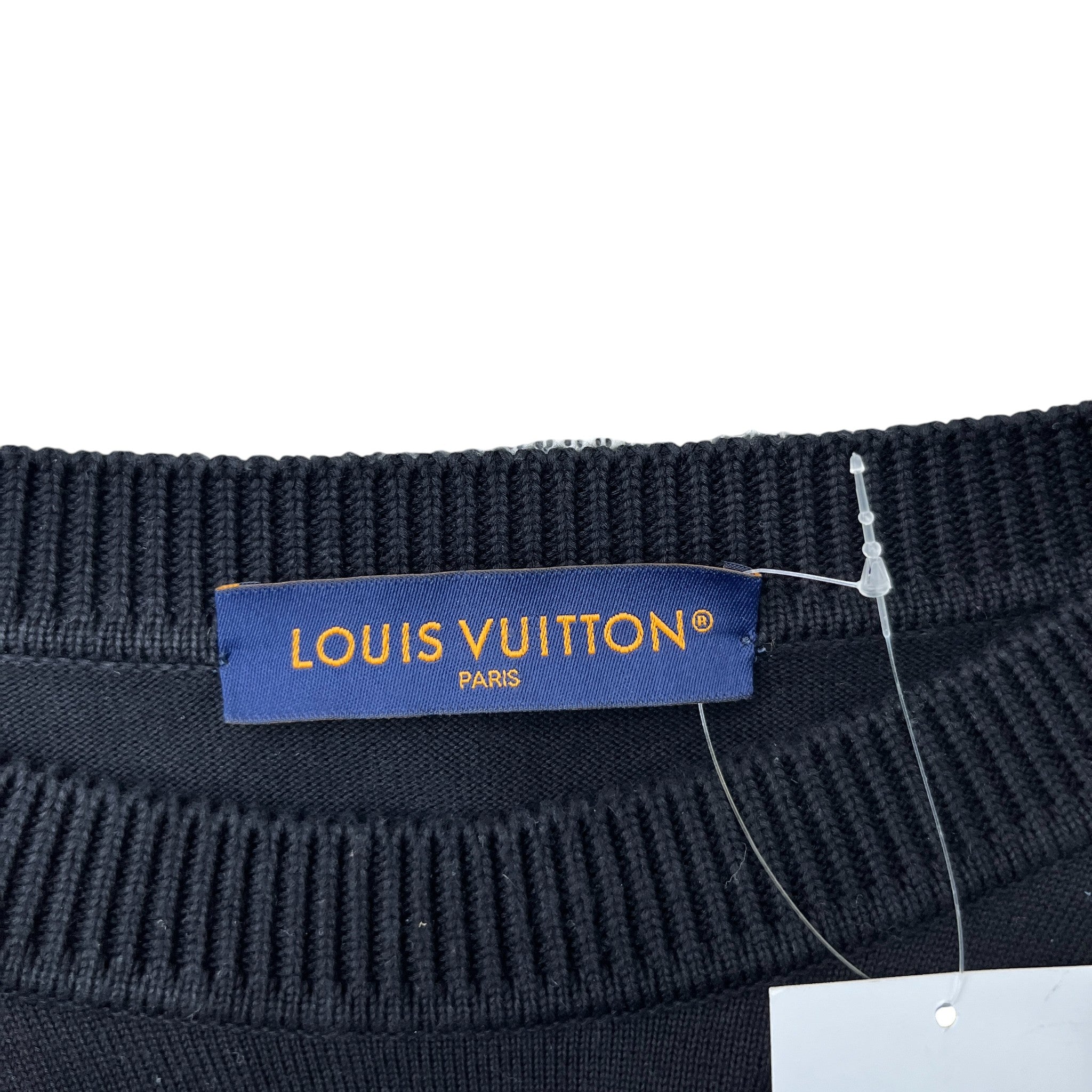 Men's Embroidered Logo T-Shirt Black Size XL