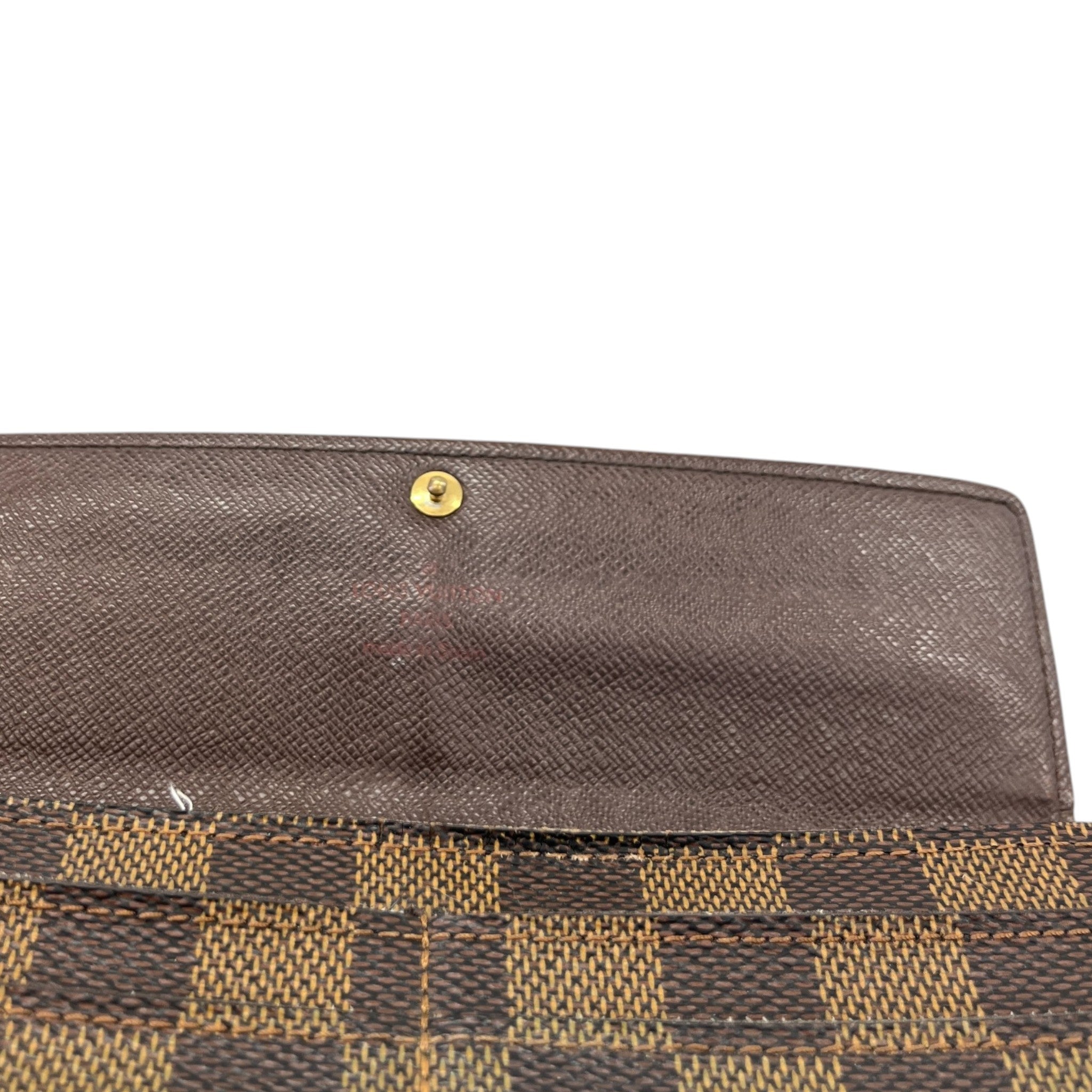 Women's Damier Ebene Sarah Wallet Brown