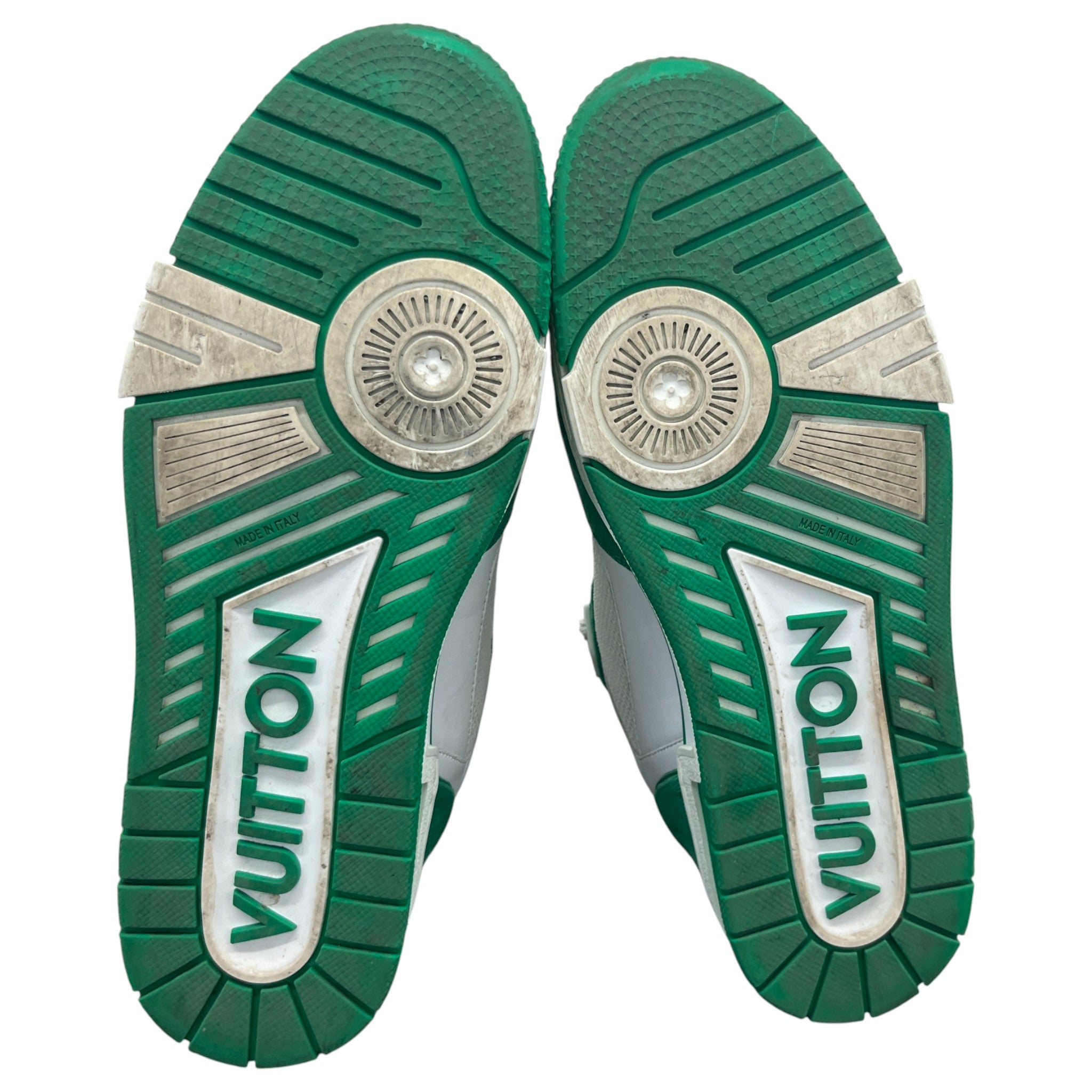 Men's Lv Velcro Strap Low Trainers Green Size EU 42.5 / UK 8.5