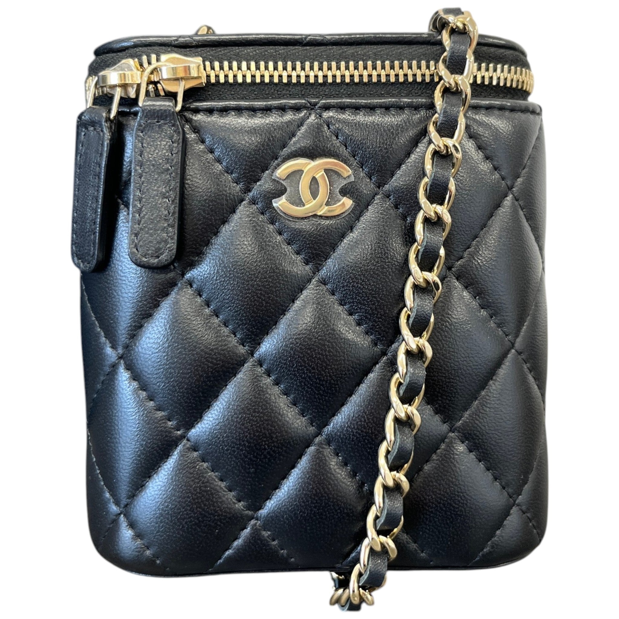 Women's Mini Vanity Chain Bag Black