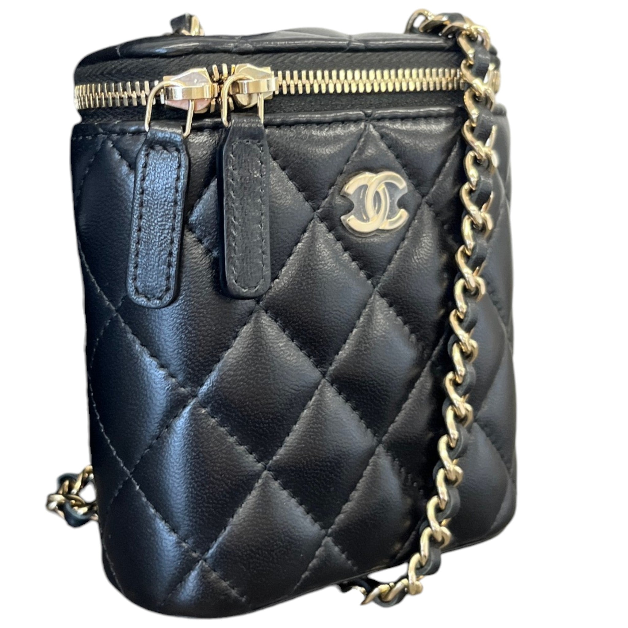Women's Mini Vanity Chain Bag Black