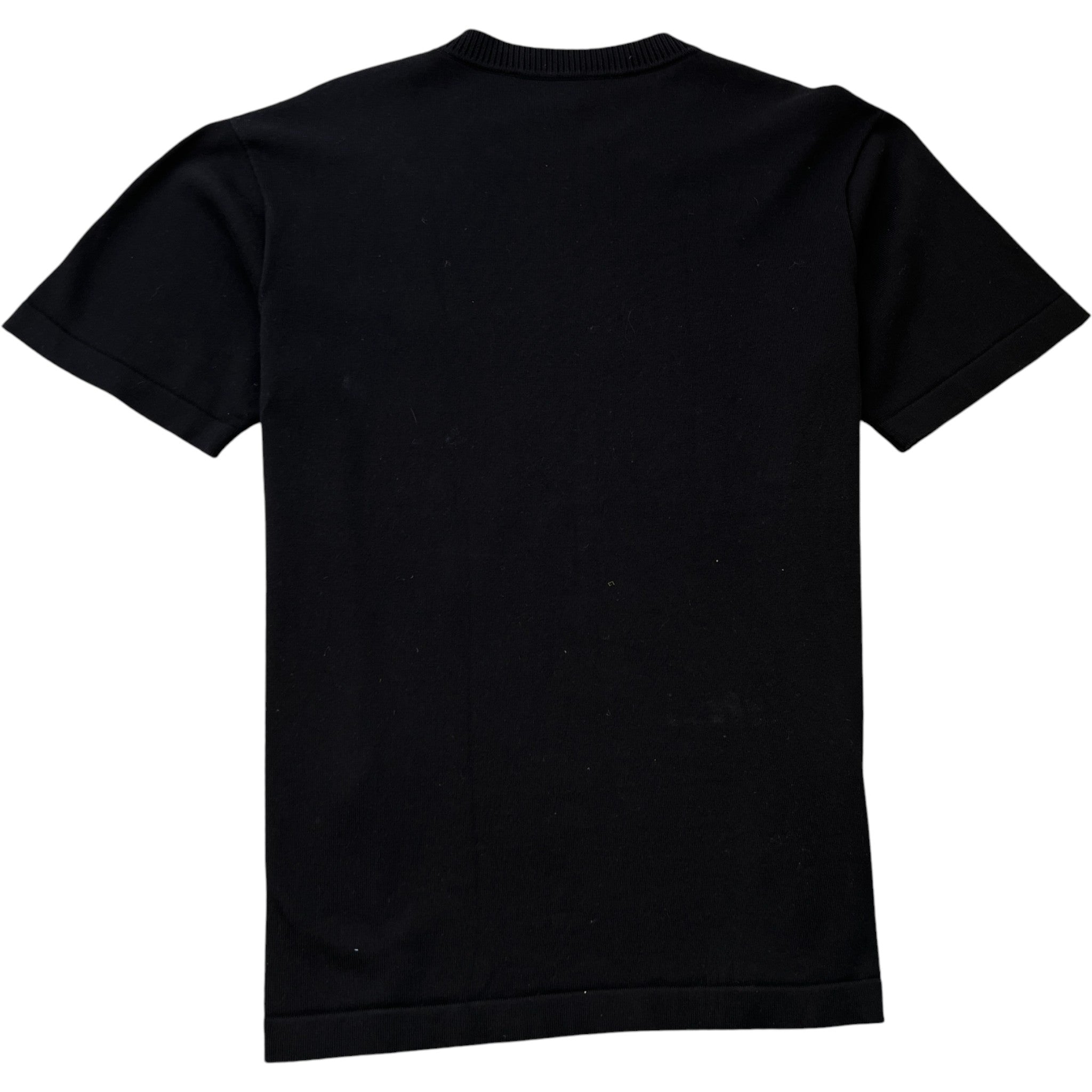Men's Embroidered Logo T-Shirt Black Size XL
