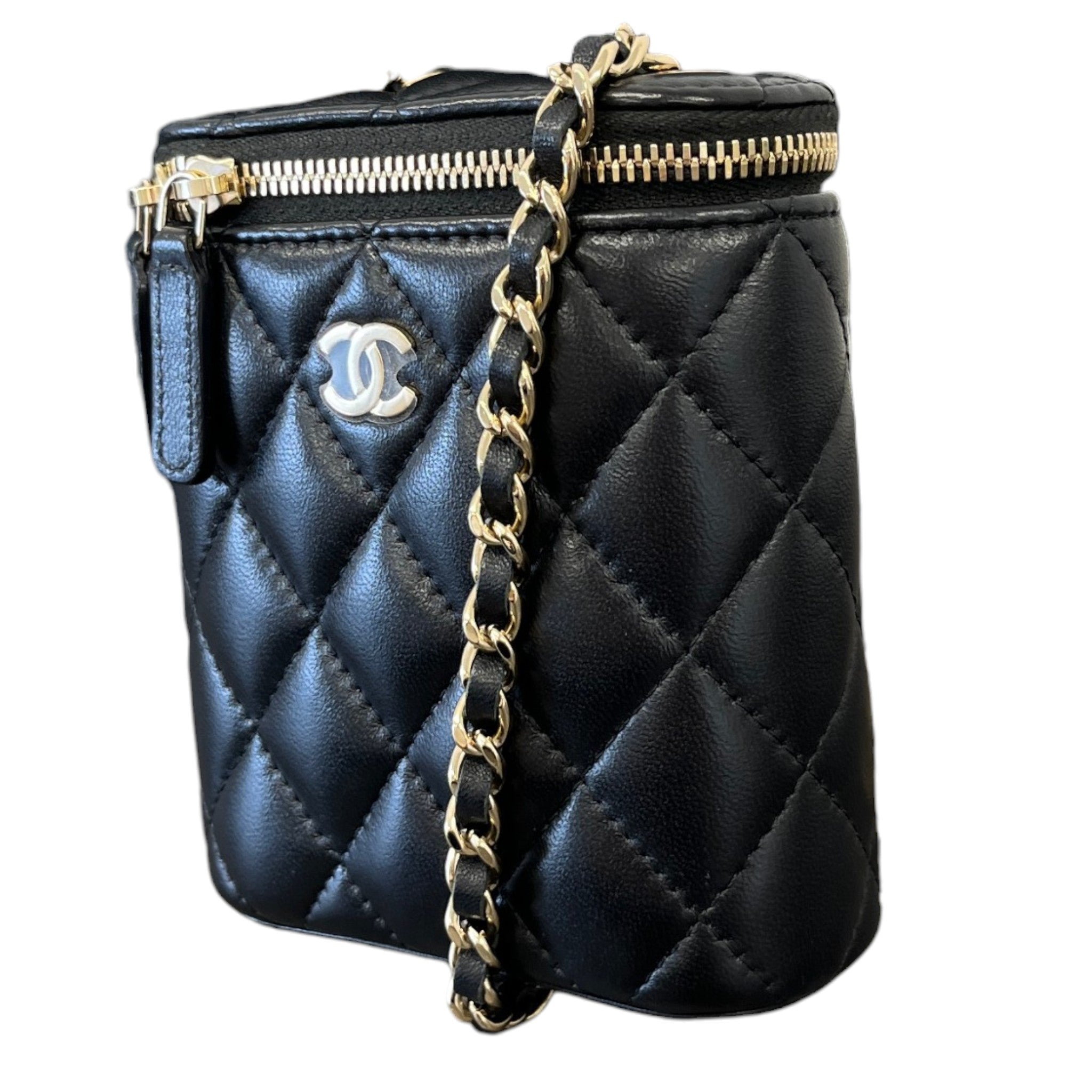 Women's Mini Vanity Chain Bag Black