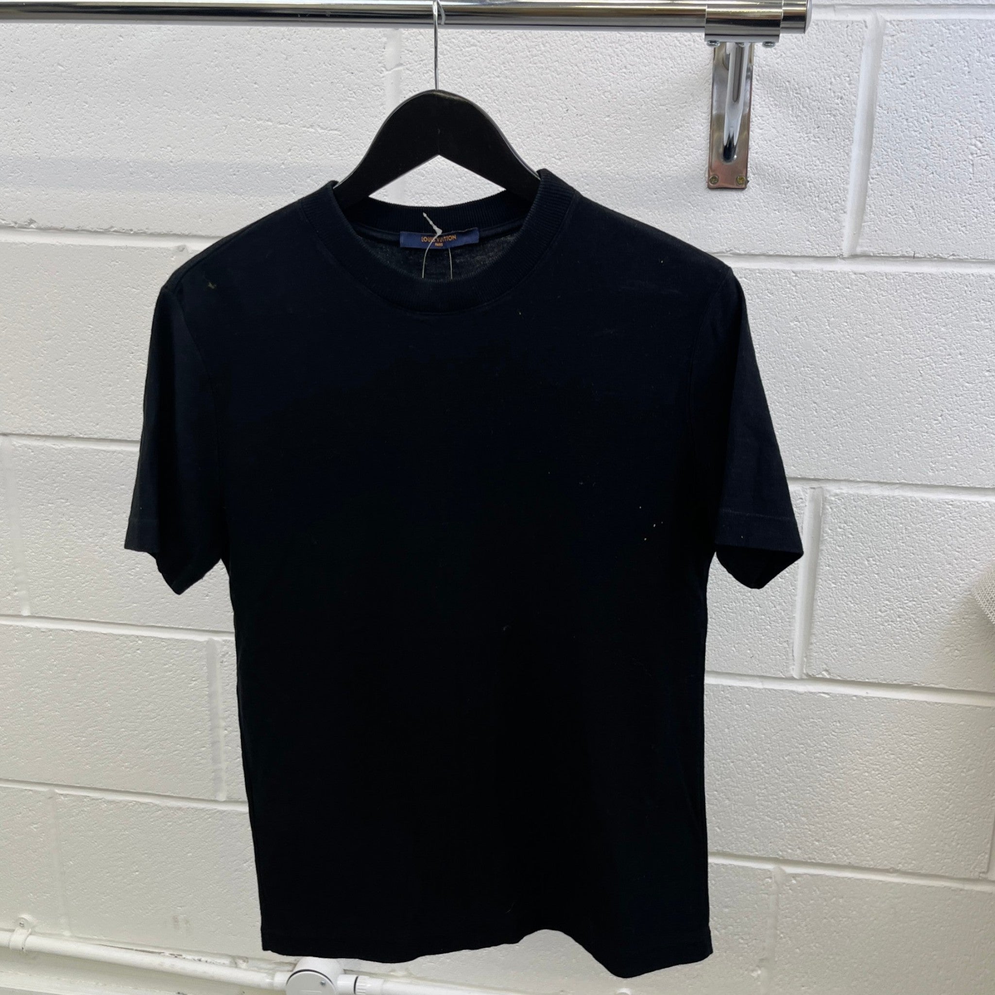 Men's Iridescent Space T-Shirt Black Size S