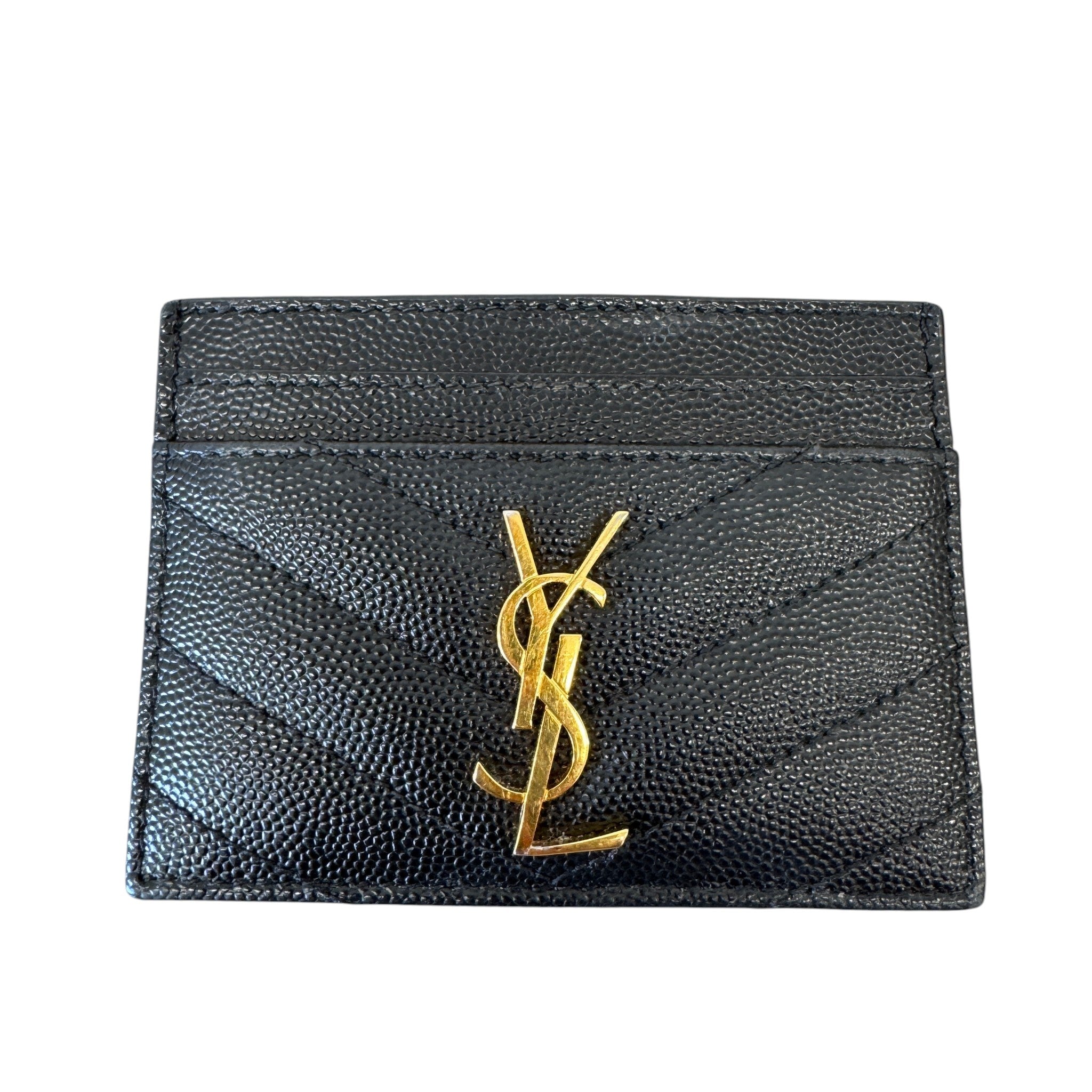 Women's Cassandre Mattelassé Card Holder Black