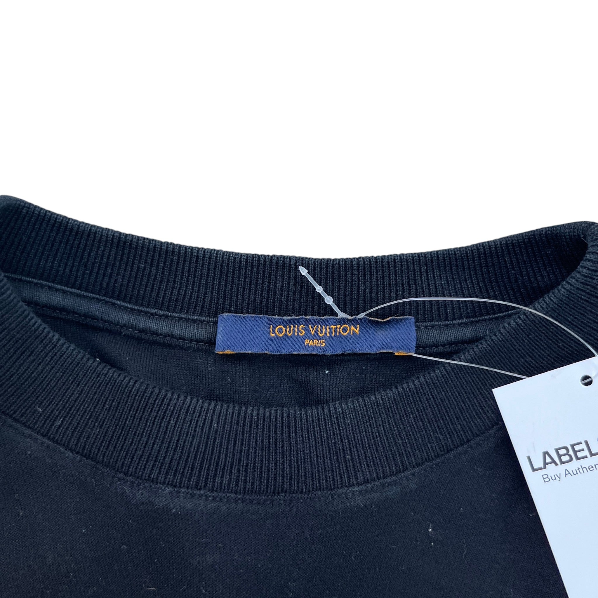 Men's Iridescent Space T-Shirt Black Size S