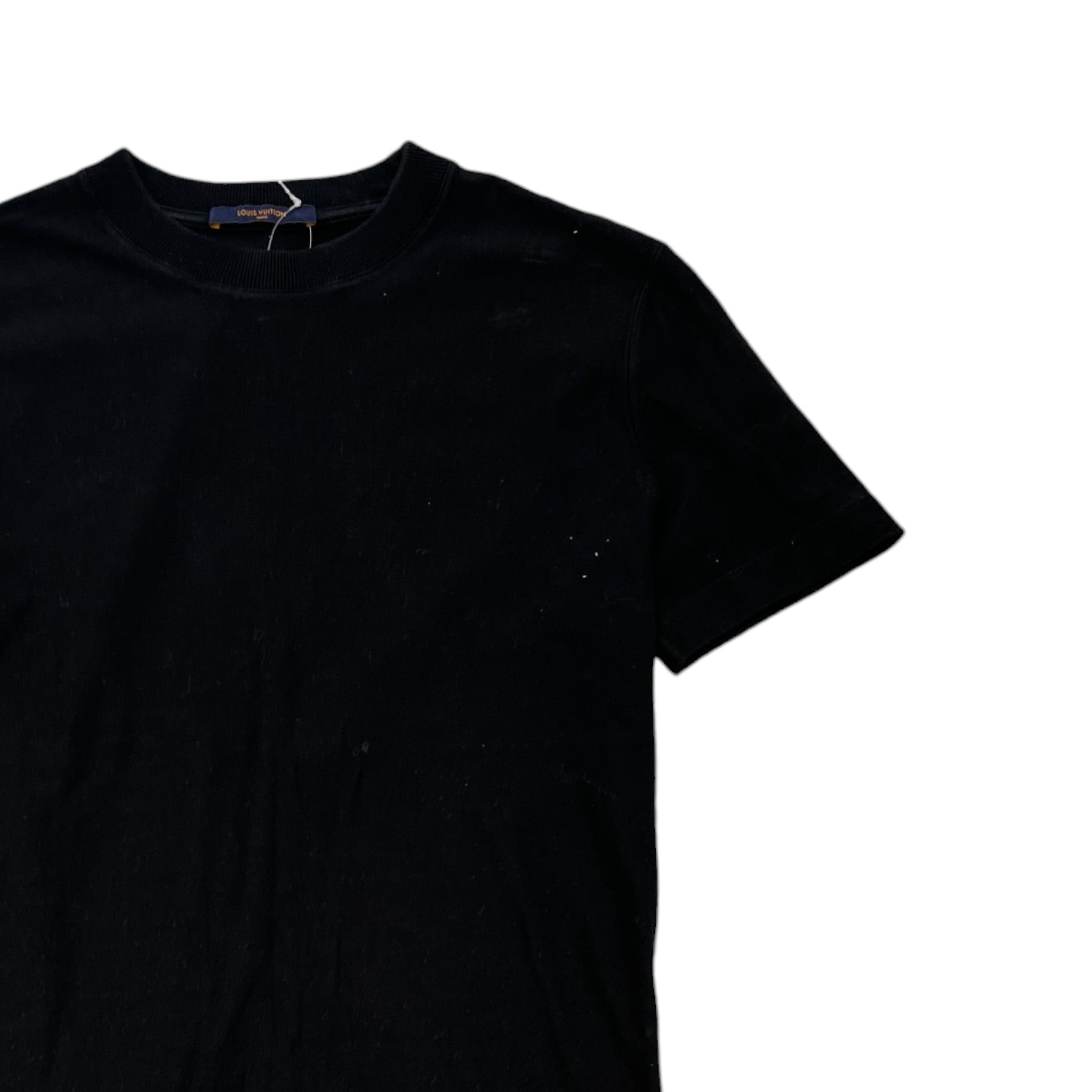 Men's Iridescent Space T-Shirt Black Size S