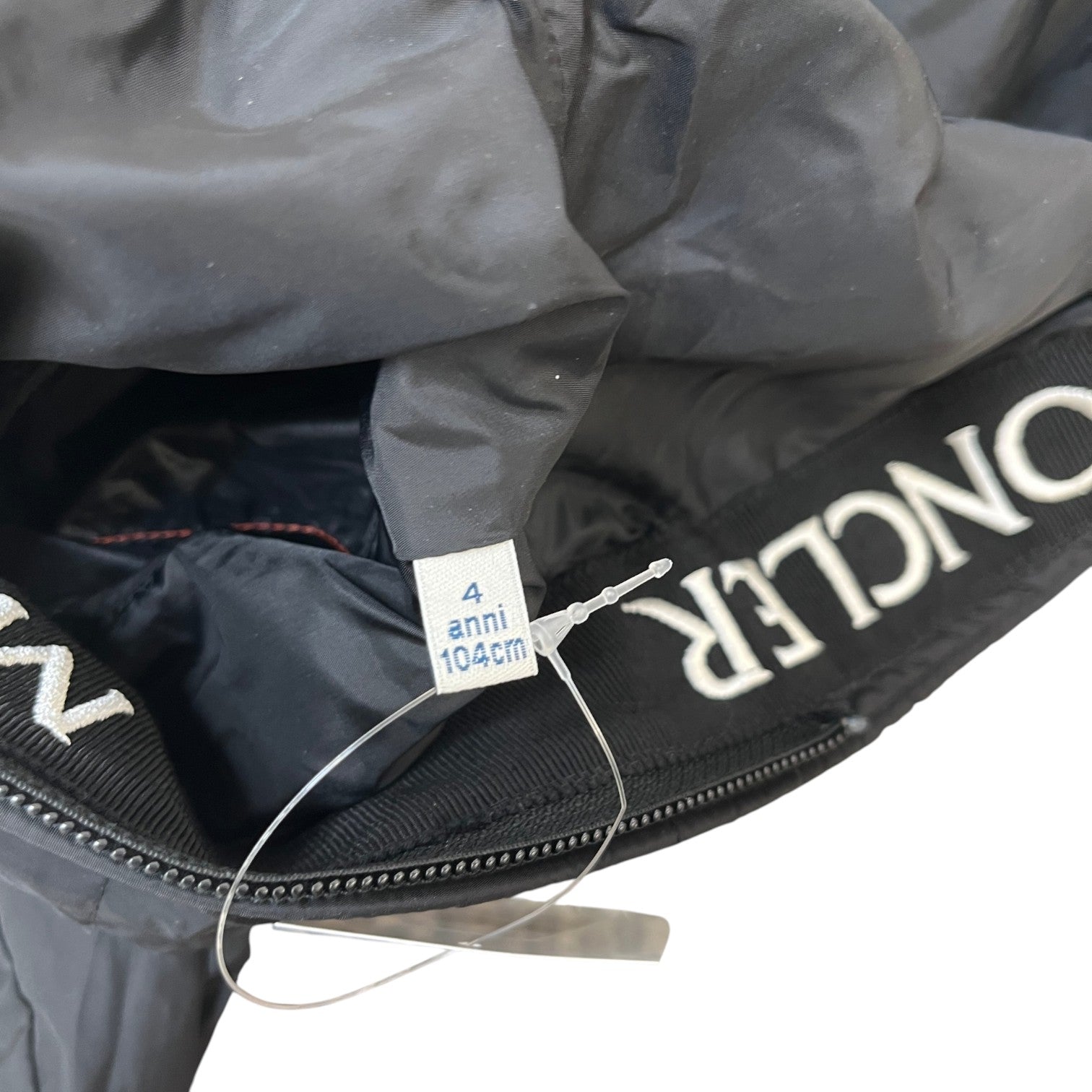 Men's Boys Age 4 Masserau Windbreaker Black Size XXS