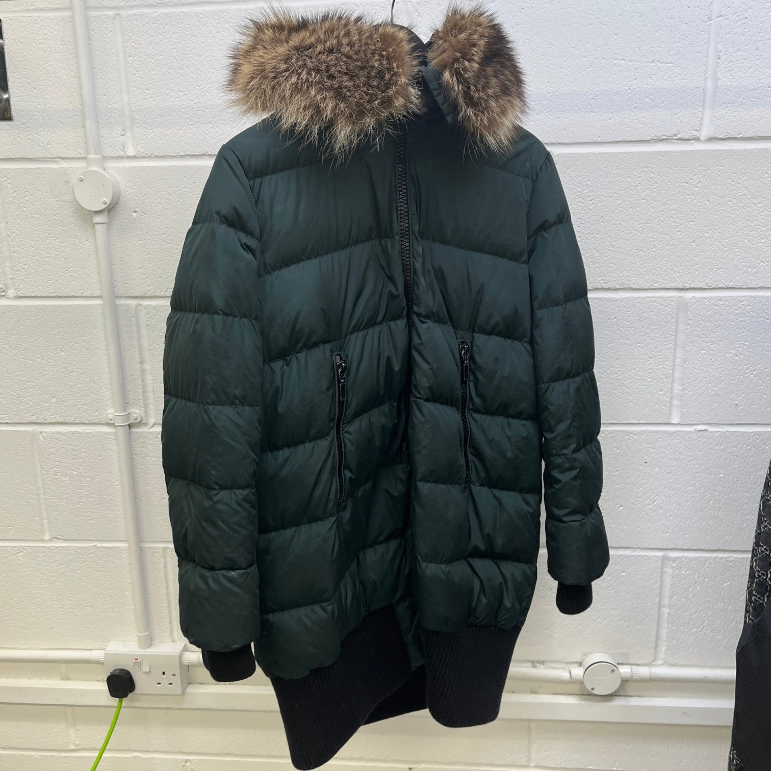 Women's Anglas Down Jacket Green Size 4 / UK 16