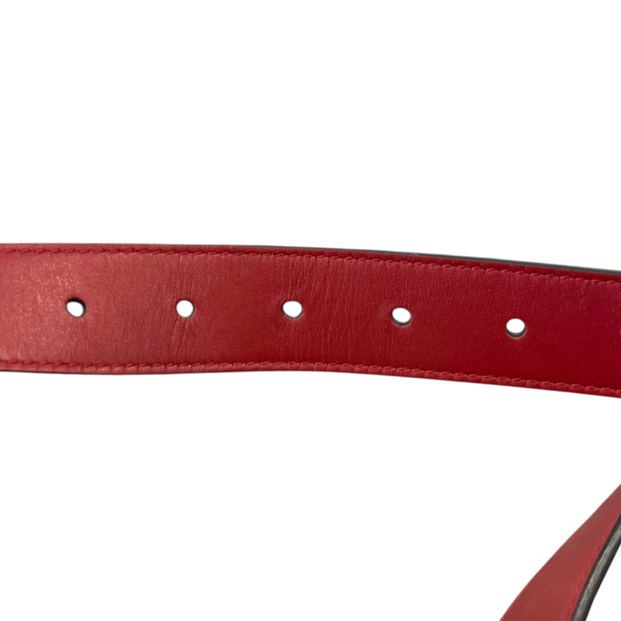 Women's Gg Marmont Belt Red Size 85CM / UK 10