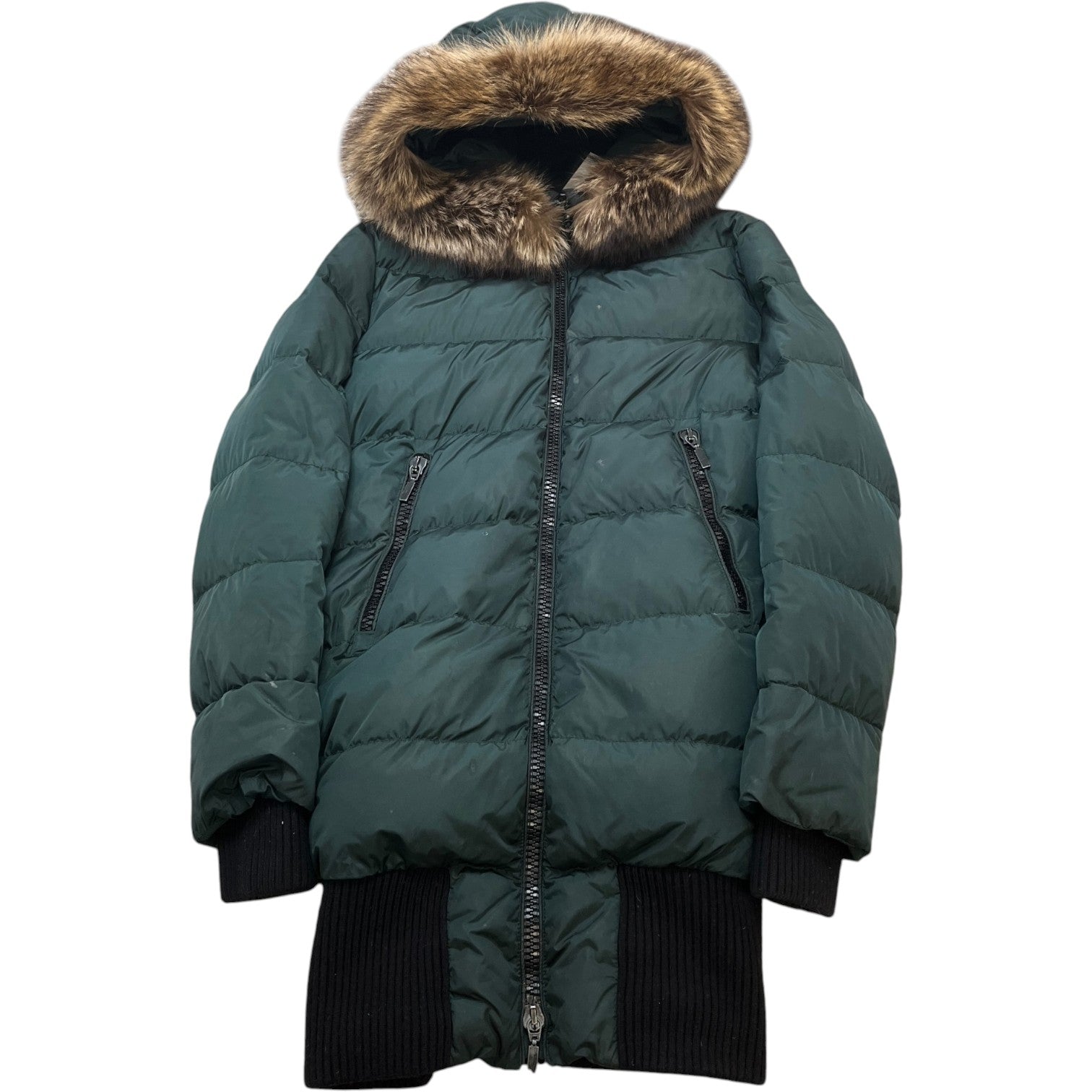 Women's Anglas Down Jacket Green Size 4 / UK 16