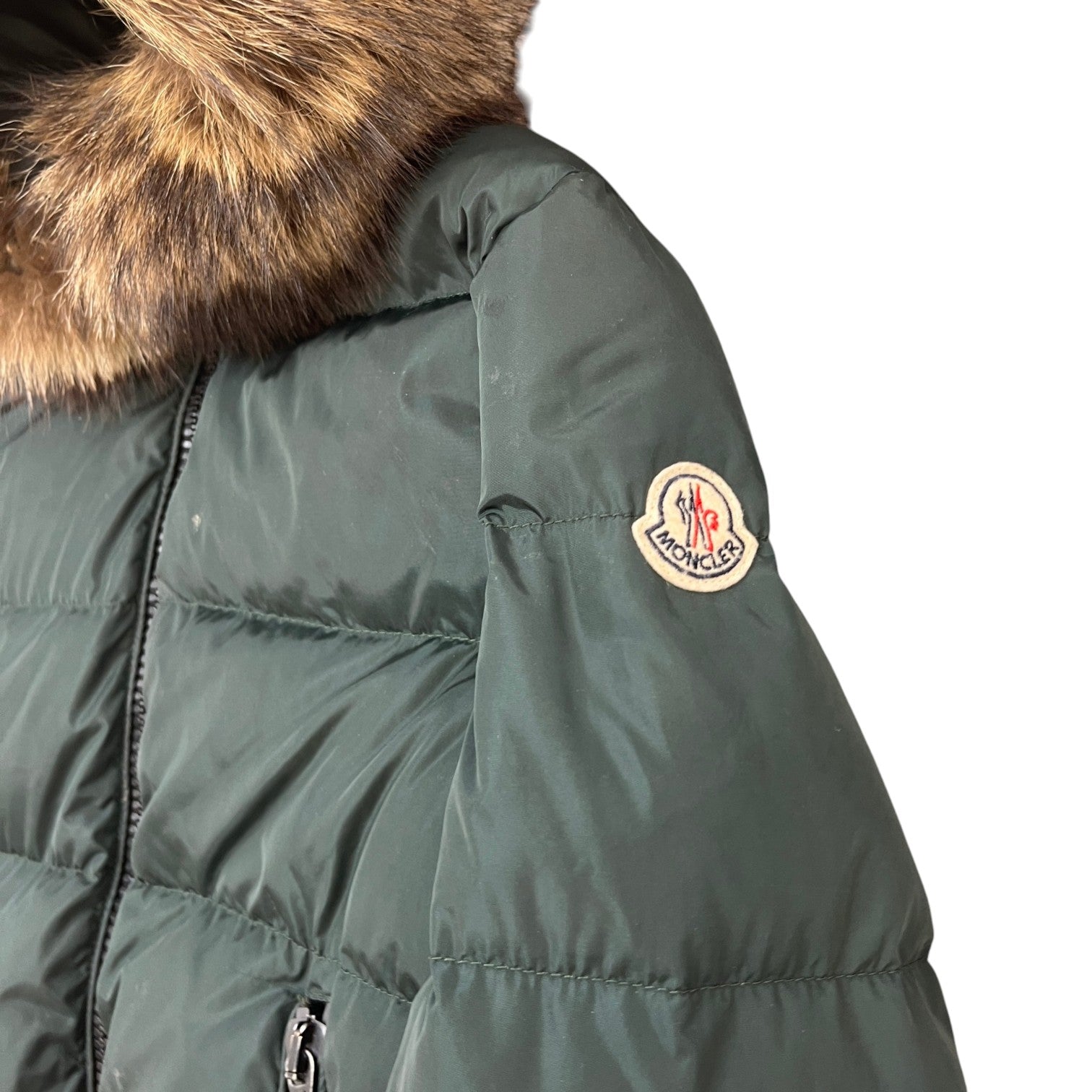 Women's Anglas Down Jacket Green Size 4 / UK 16