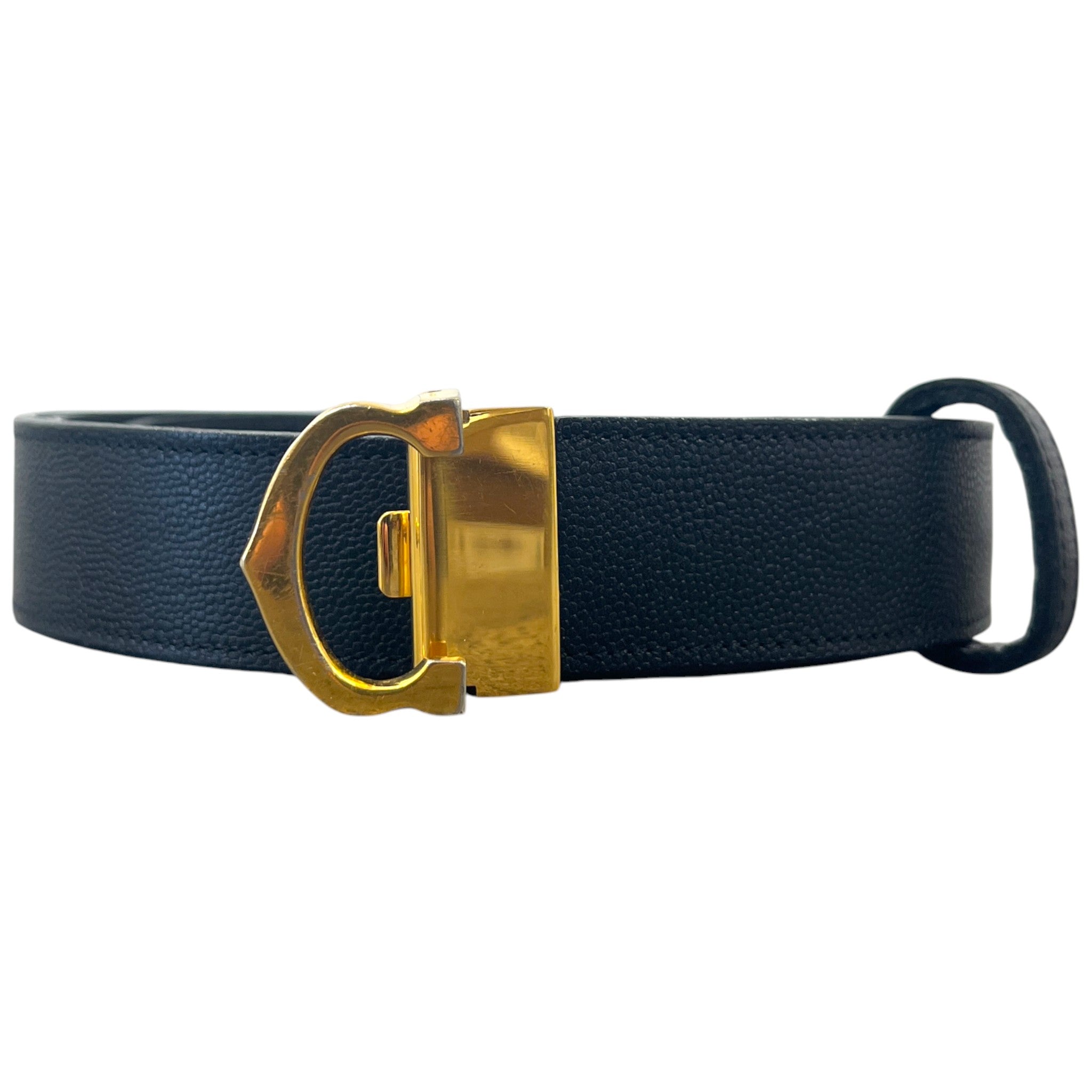 Men's C Logo Belt Black Size Waist 38"